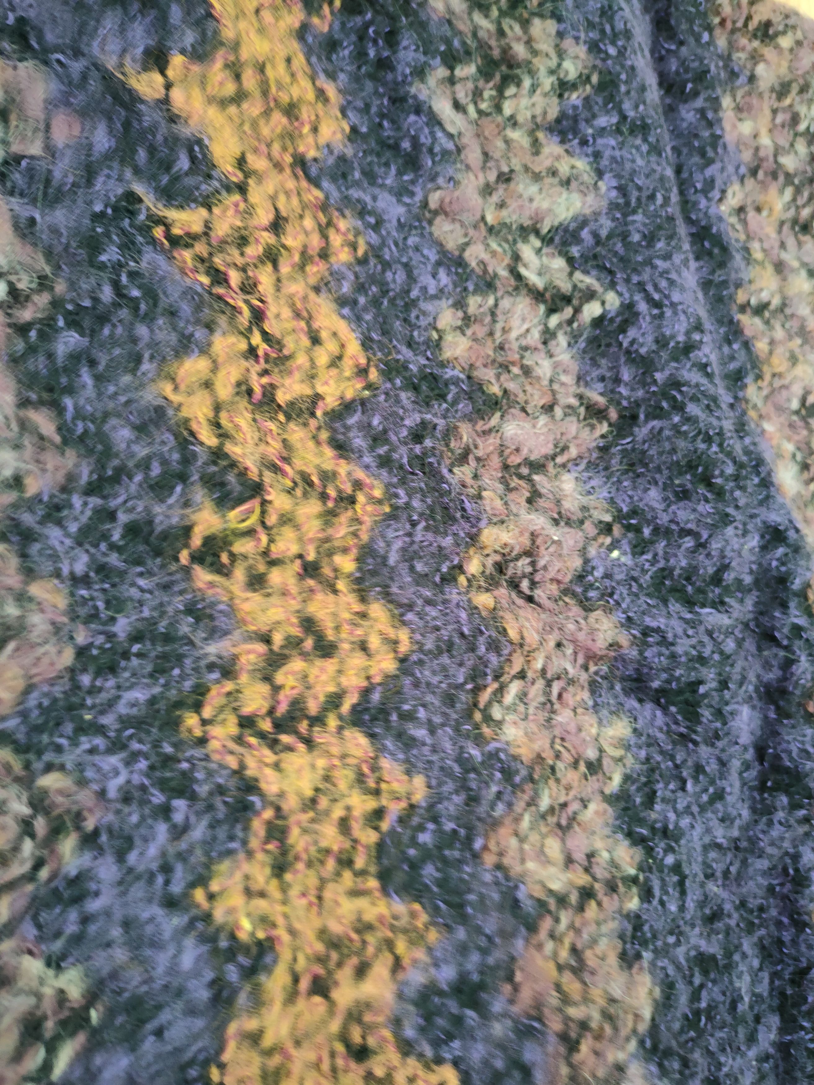 Japanese Brand × Vintage Japan Mohair scarves muffler streetwear #m33 DL Size ONE SIZE - 5 Thumbnail