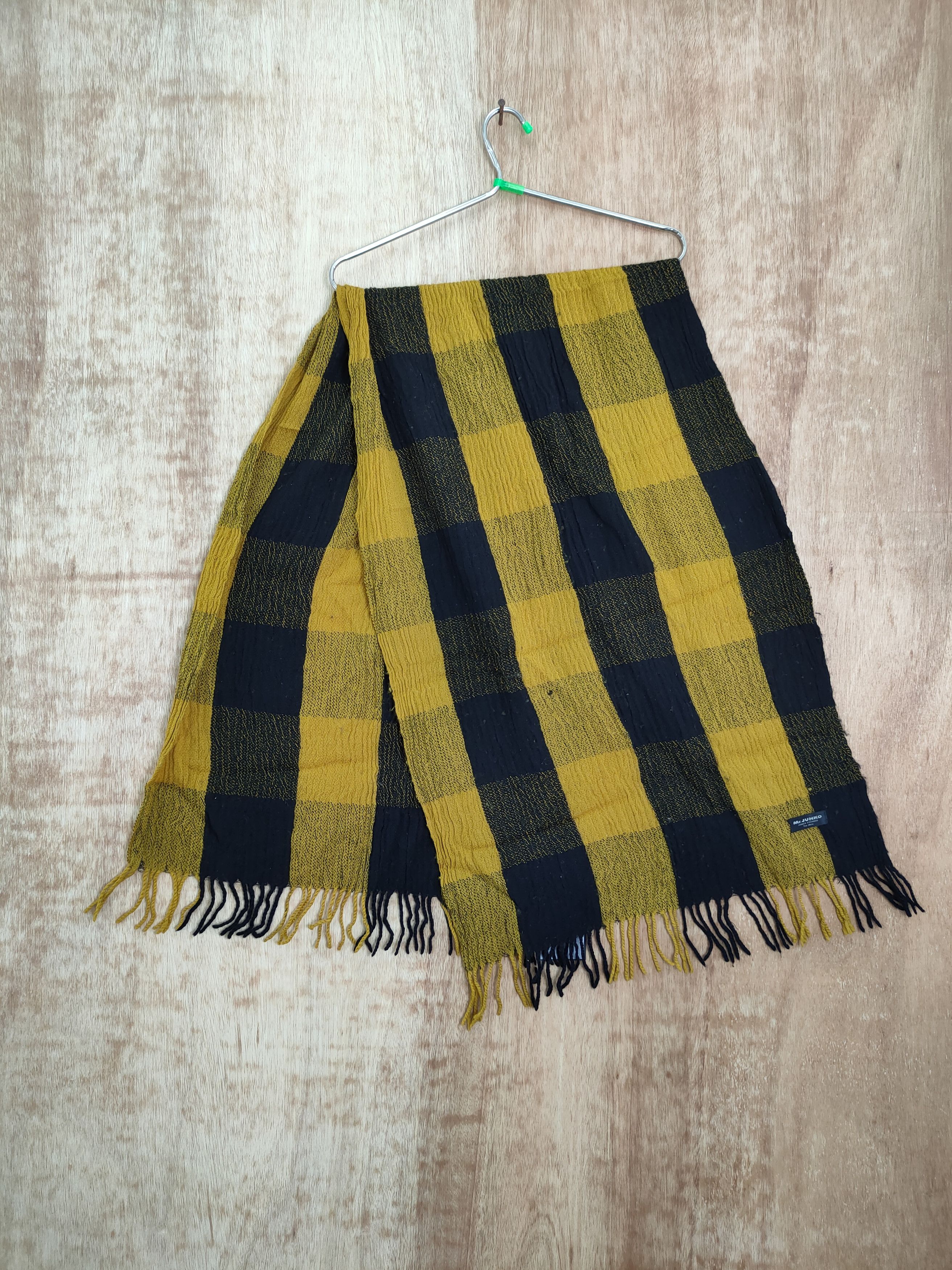Japanese Brand × Mr. Junko Mr Junko Koshino for men stripe muffler scarves #m26 DL Size ONE SIZE - 1 Thumbnail