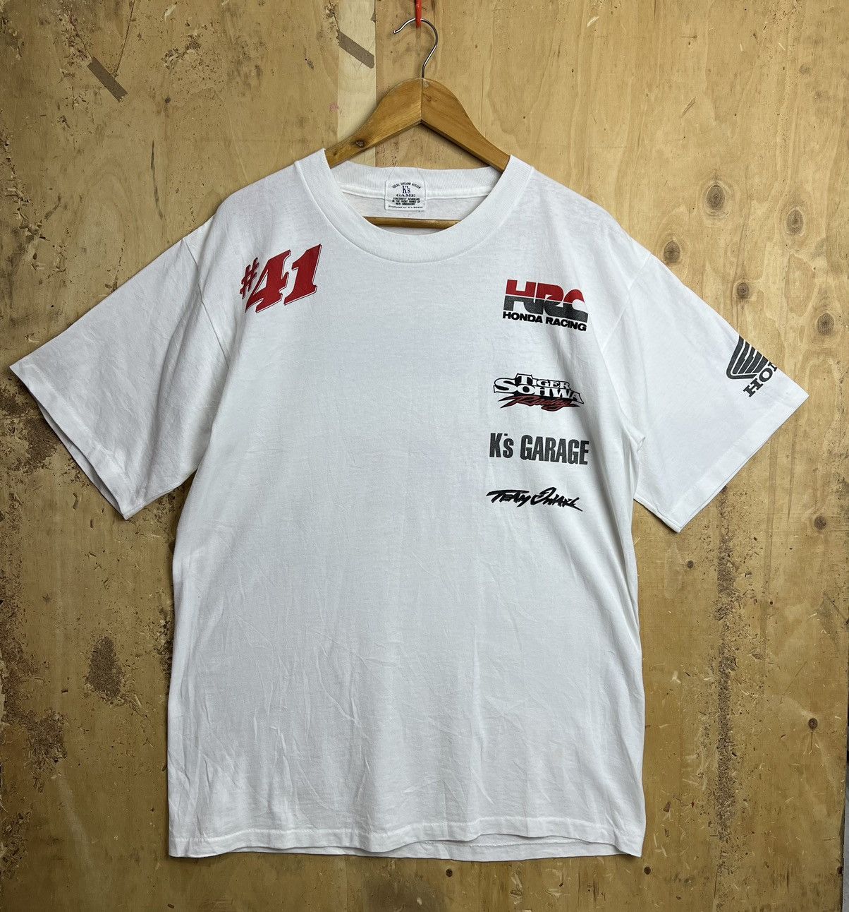 Honda × Vintage Ks Game Honda Racing HRC Size US XL / EU 56 / 4 - 2 Thumbnail