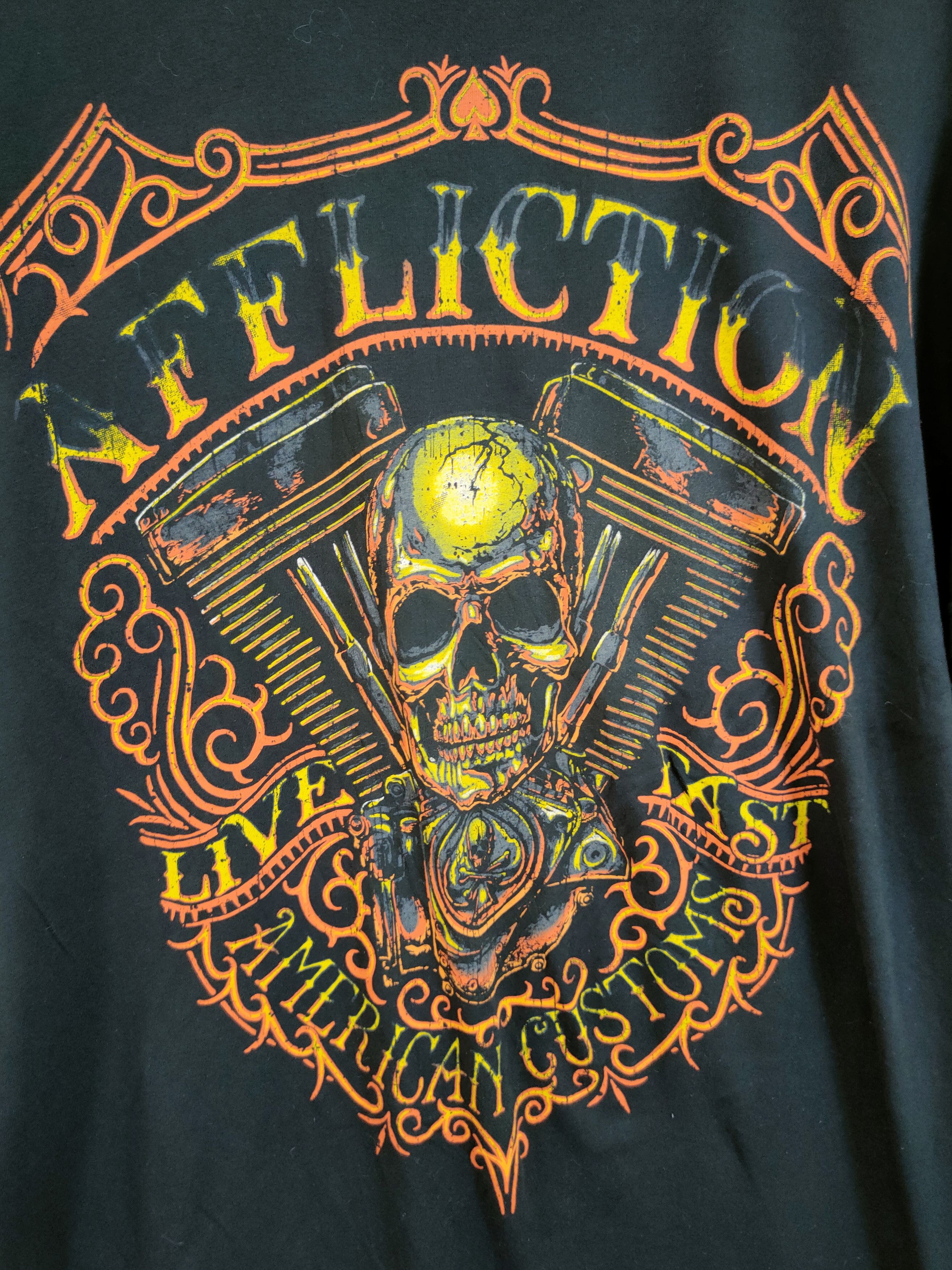 Affliction Affliction skull american custom tee tshirt #46-785 Size US XL / EU 56 / 4 - 2 Thumbnail