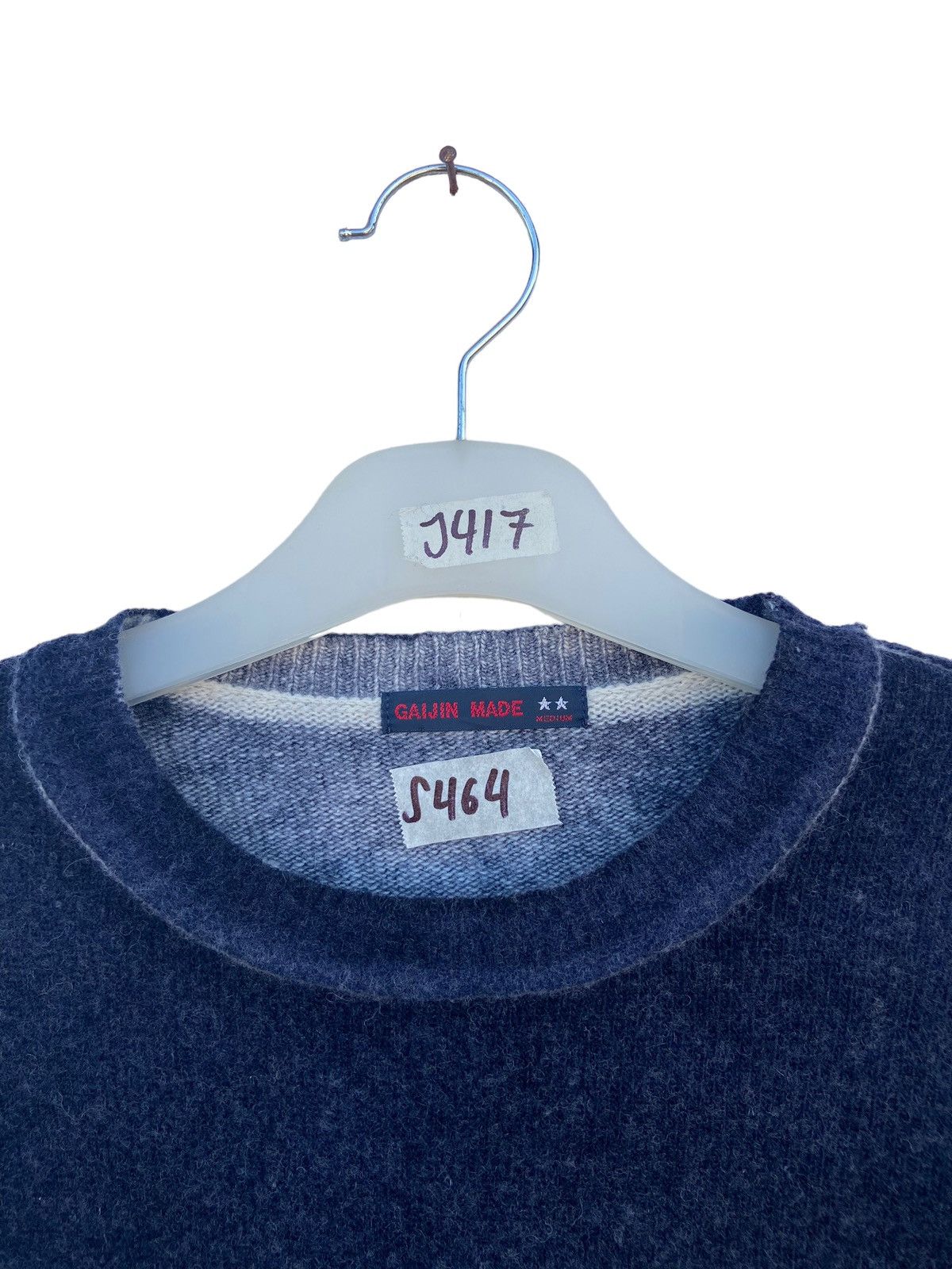 Japanese Brand Gaijin Made Japanese Brand Indigo Sashiko Stitch Sweatshirt Size US M / EU 48-50 / 2 - 4 Thumbnail