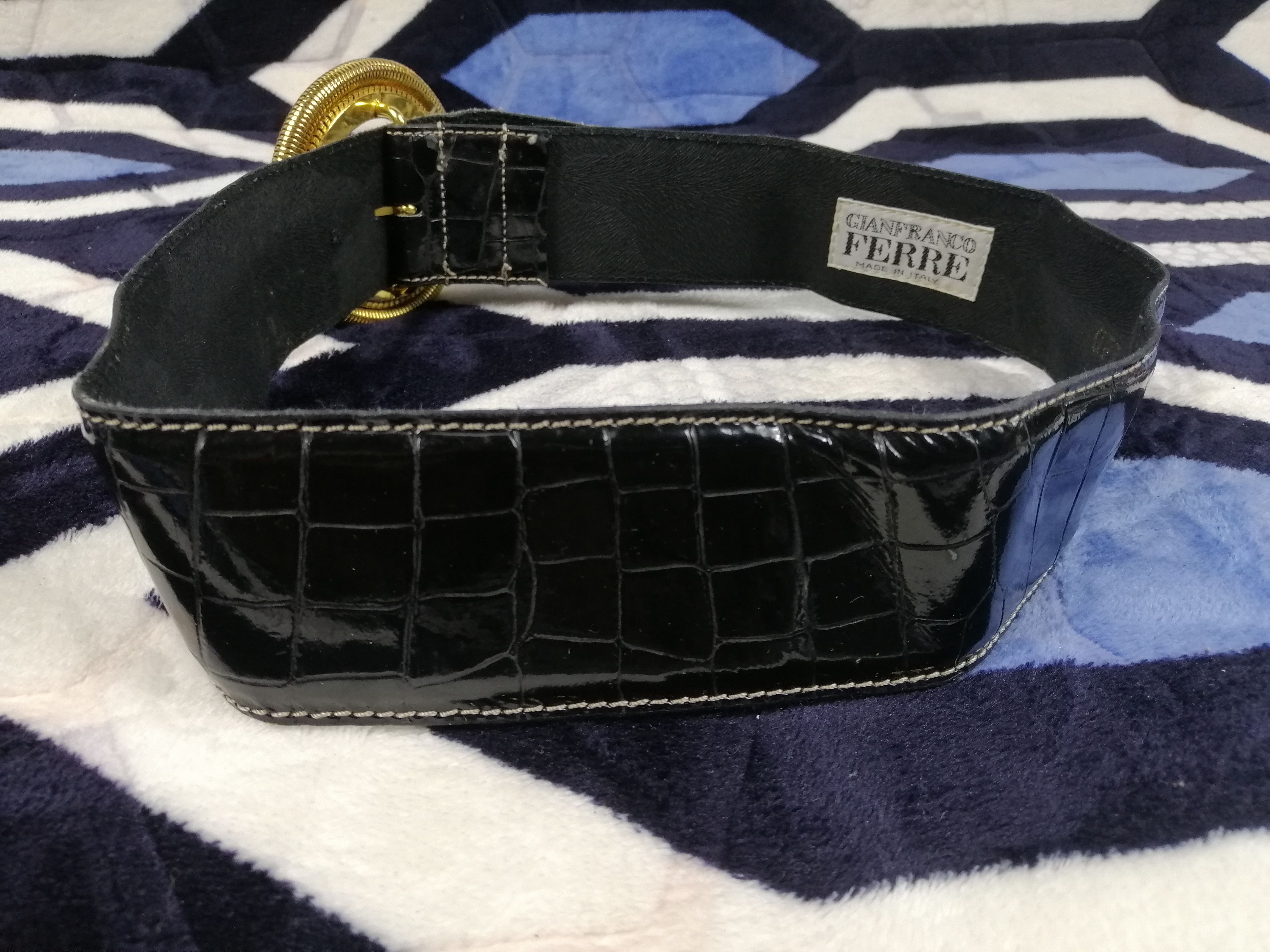 Japanese Brand × Other Gianfranco Ferrre Big Gold Buckle Size ONE SIZE - 5 Thumbnail