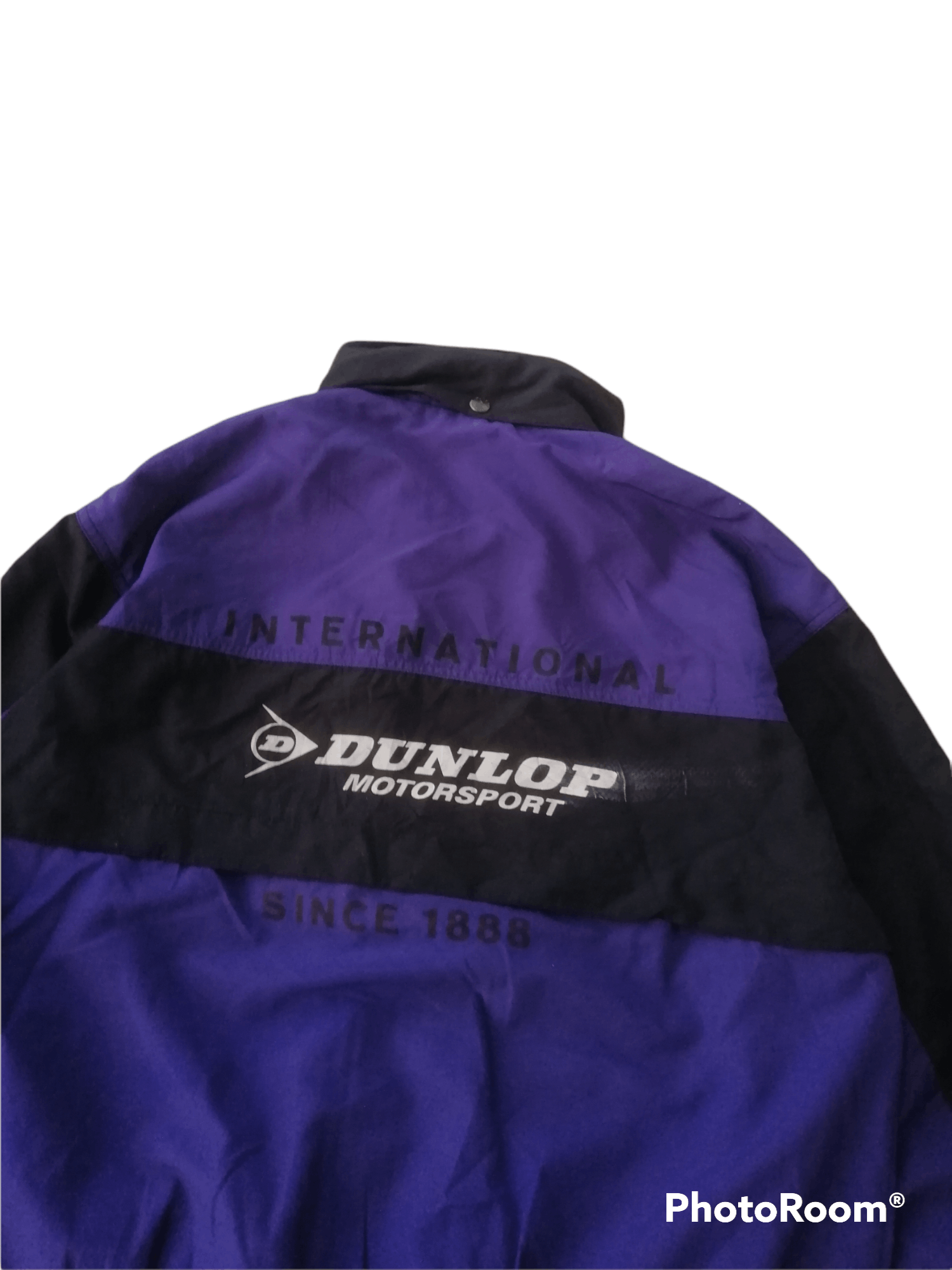 Japanese Brand Dunlop Motorsports Windbreaker Zipper Jacket Colour Block Size US L / EU 52-54 / 3 - 2 Thumbnail