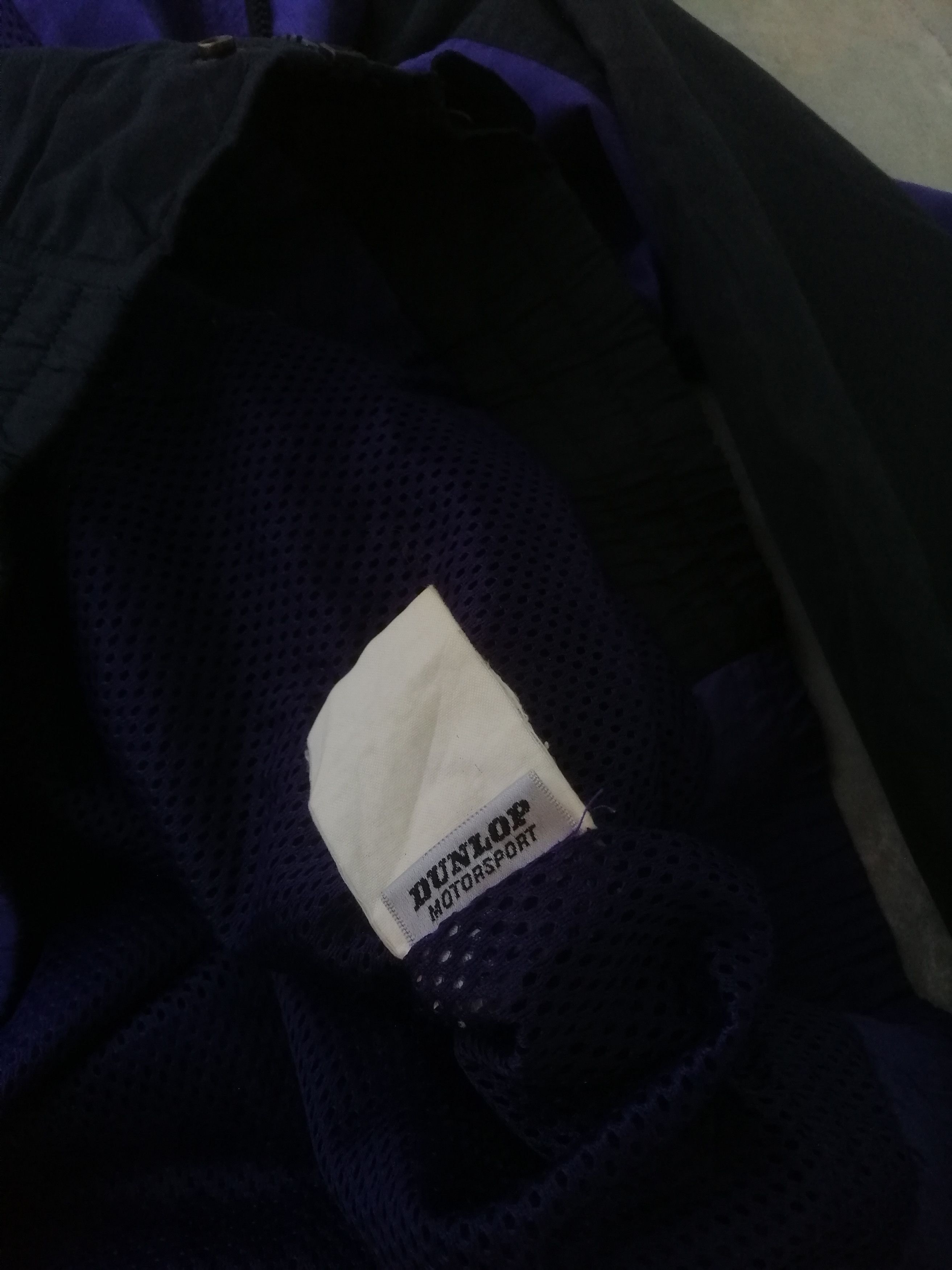 Japanese Brand Dunlop Motorsports Windbreaker Zipper Jacket Colour Block Size US L / EU 52-54 / 3 - 7 Thumbnail