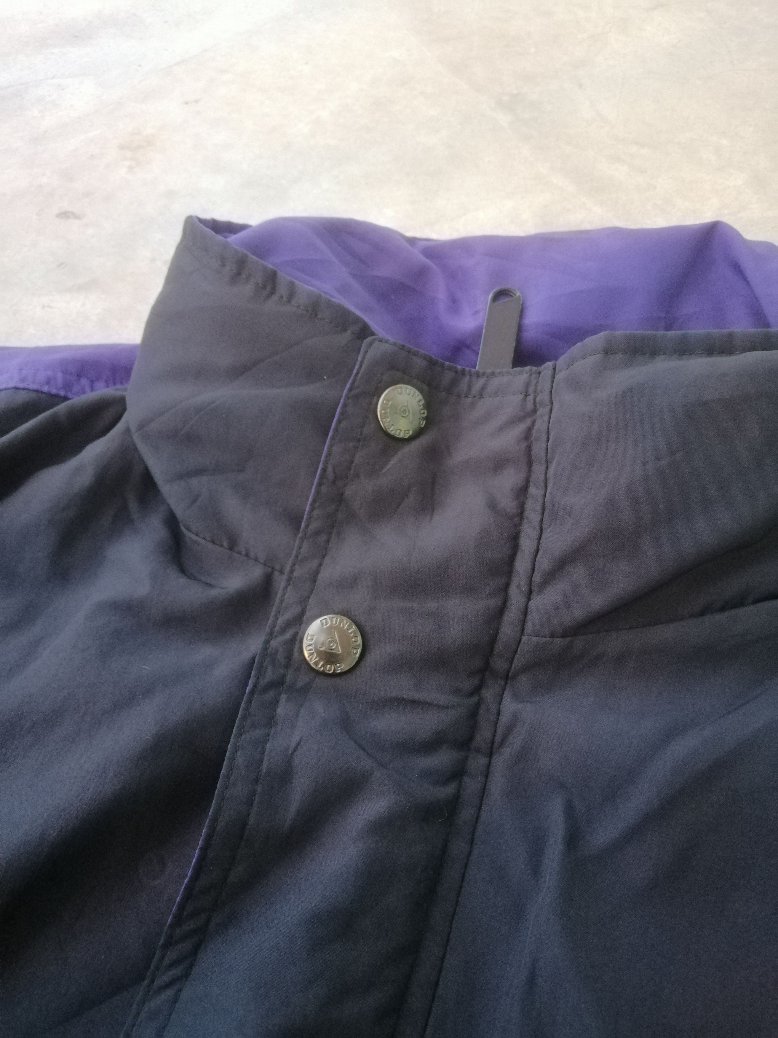 Japanese Brand Dunlop Motorsports Windbreaker Zipper Jacket Colour Block Size US L / EU 52-54 / 3 - 5 Thumbnail