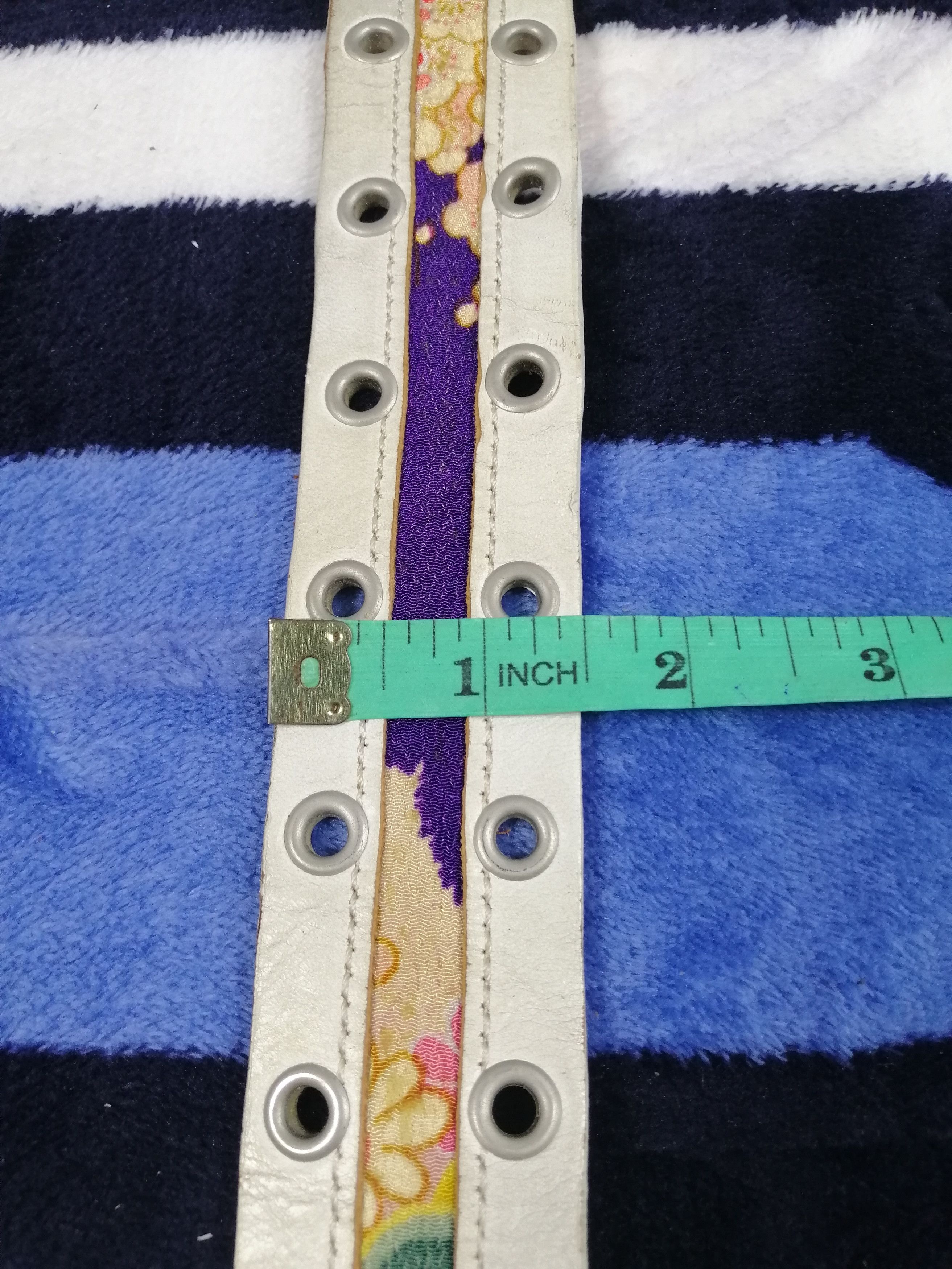 Japanese Brand × Other White Floral Belt Size ONE SIZE - 7 Thumbnail