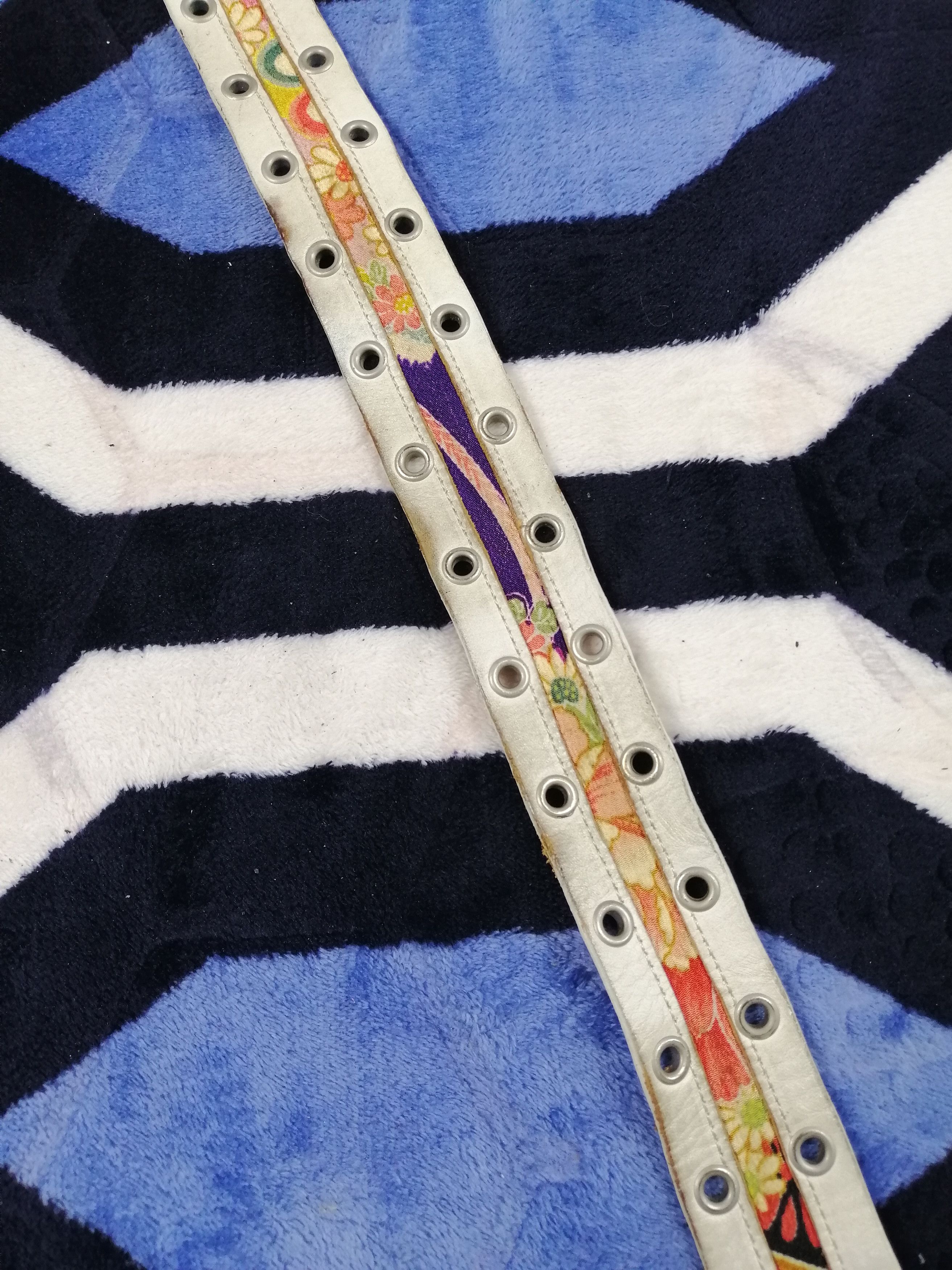 Japanese Brand × Other White Floral Belt Size ONE SIZE - 4 Thumbnail