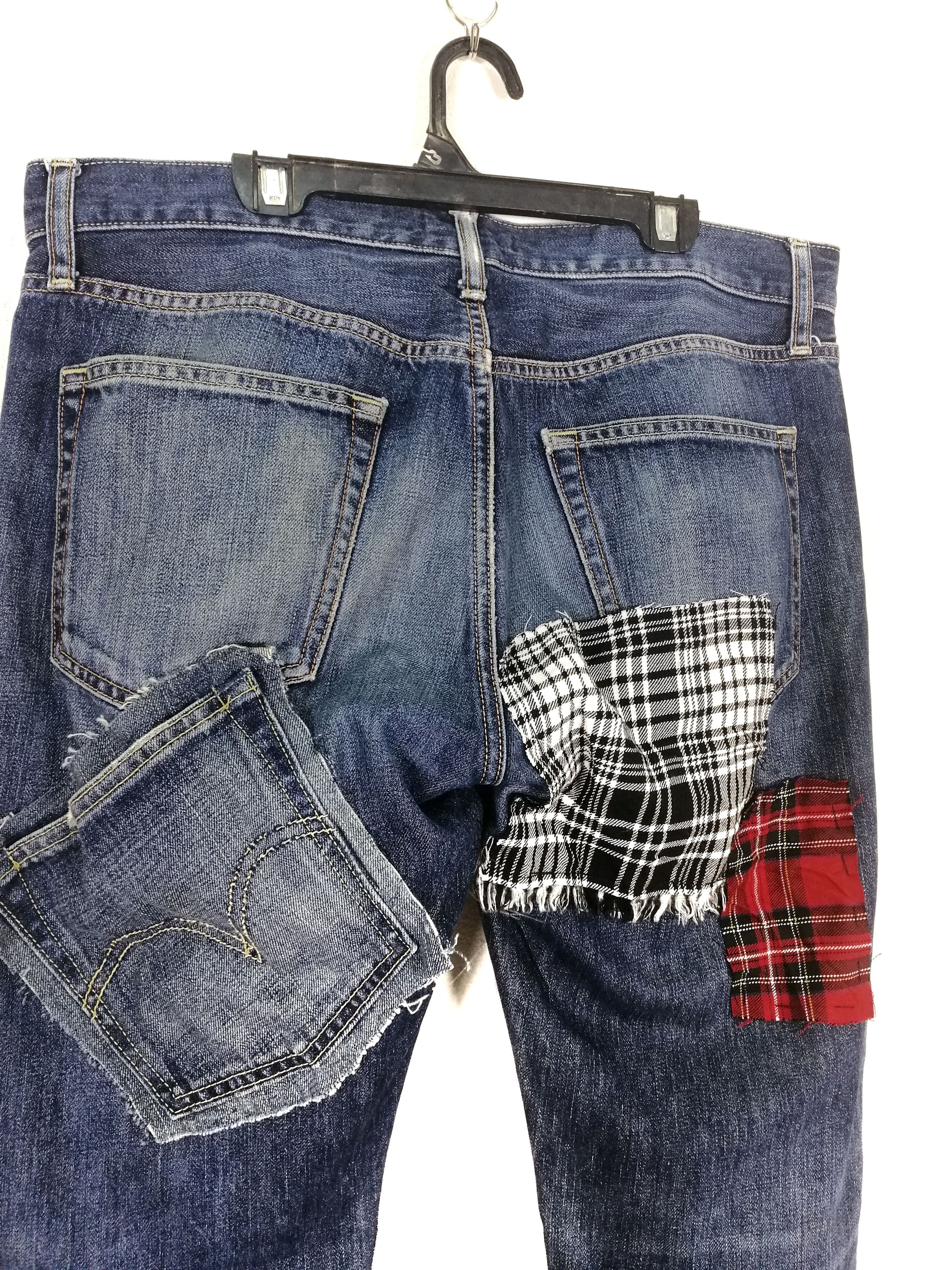 Japanese Brand Japanese Patches Silk Eagle Koi Fish Selvedge Regular Fit Size US 34 / EU 50 - 5 Thumbnail