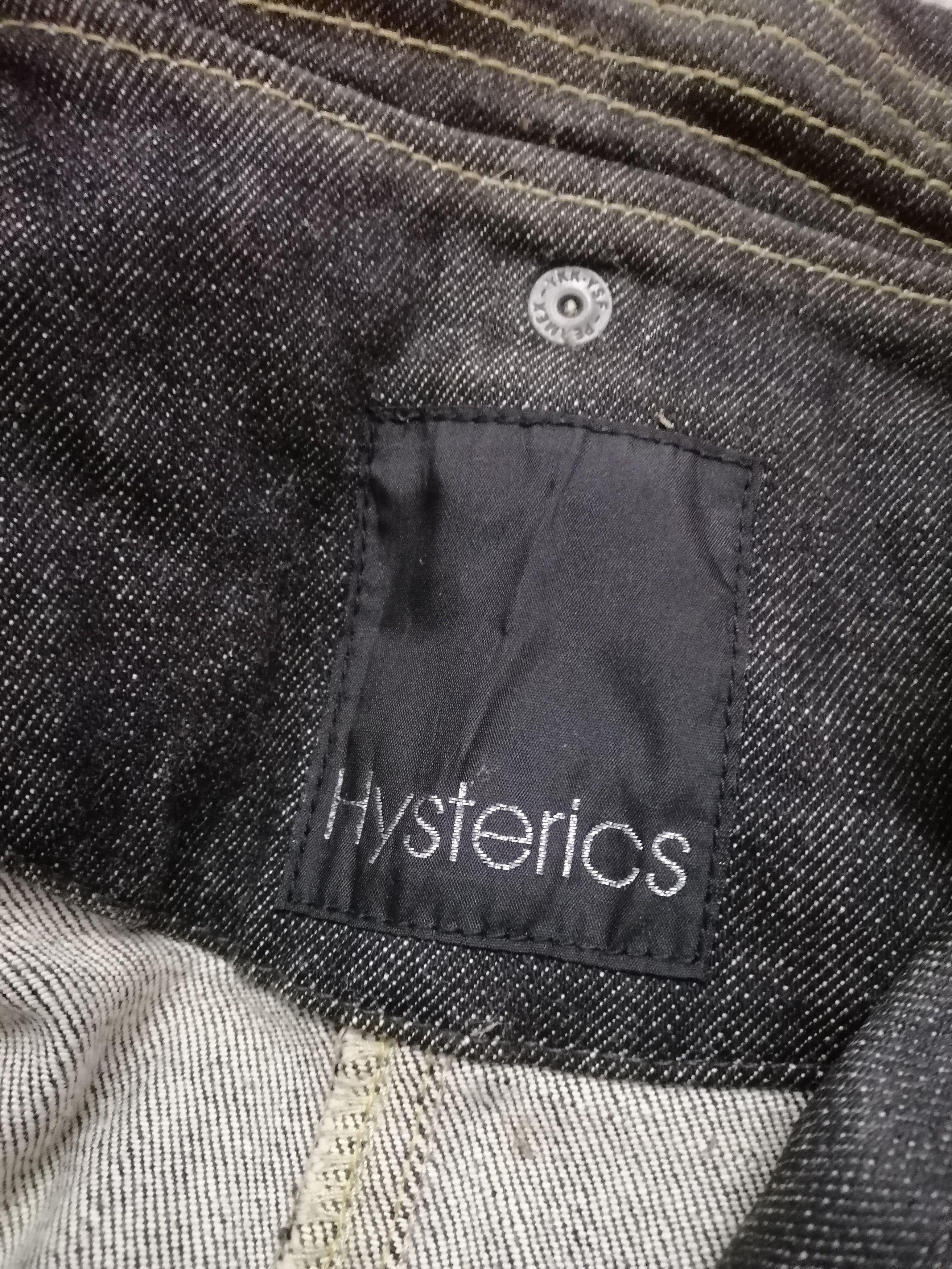 Hysteric Glamour × Japanese Brand Hysterics Glamour Black Jeans Trench Long Coat Button down Size US XS / EU 42 / 0 - 5 Thumbnail