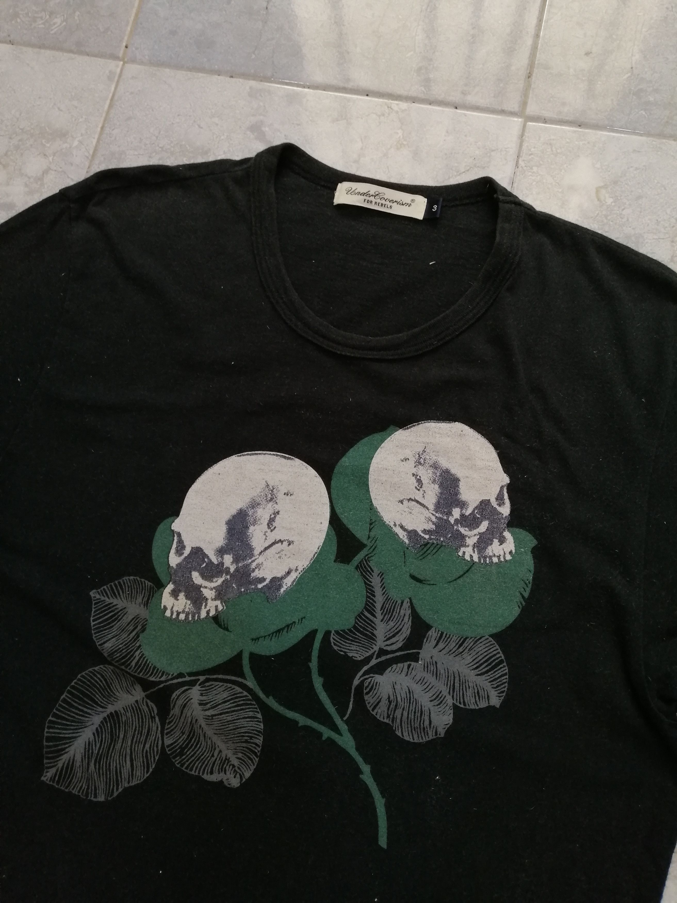 Japanese Brand × Undercover Undercover Plant Skull Vintage Tshirt Size US M / EU 48-50 / 2 - 3 Thumbnail
