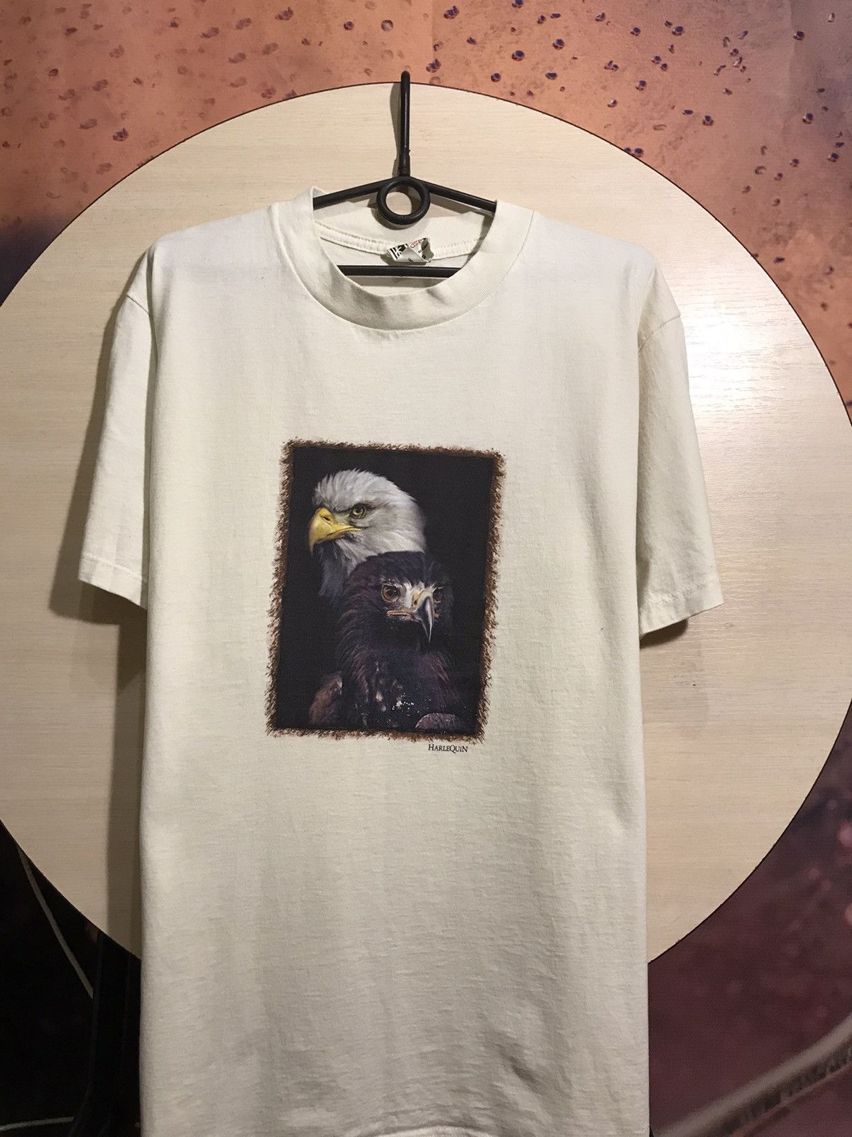 Vintage Vintage HarleQuin eagle streetwear animal tee Size US L / EU 52-54 / 3 - 2 Thumbnail
