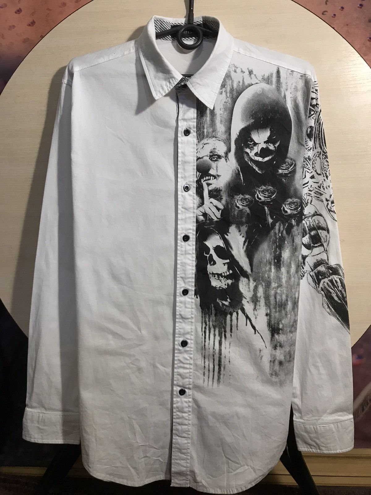 Vintage Vintage streetwear crazy shirt Size US M / EU 48-50 / 2 - 2 Thumbnail
