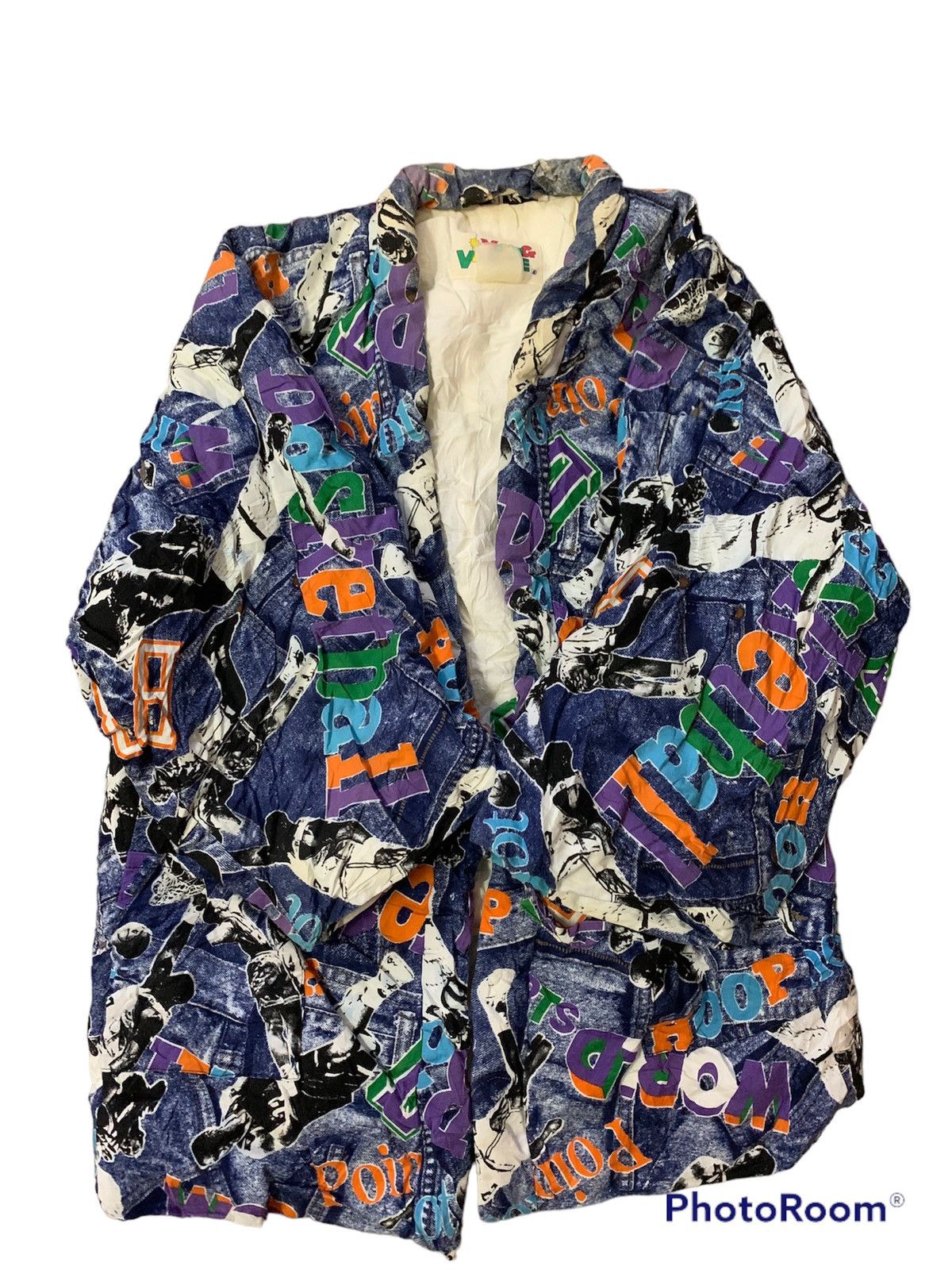 NBA × Vintage Nice Vintage Full Print NBA Cloak Jacket Size US L / EU 52-54 / 3 - 1 Thumbnail