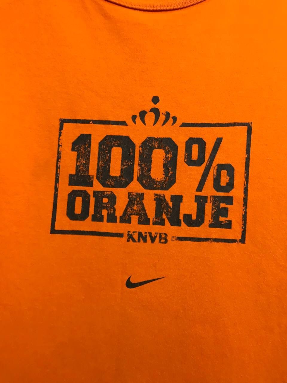 Nike × Vintage Vintage Nike orange streetwear tee Size US S / EU 44-46 / 1 - 3 Thumbnail