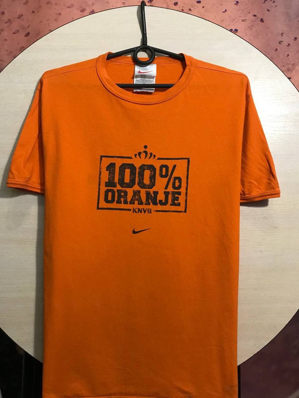 Nike × Vintage Vintage Nike orange streetwear tee Size US S / EU 44-46 / 1 - 2 Thumbnail