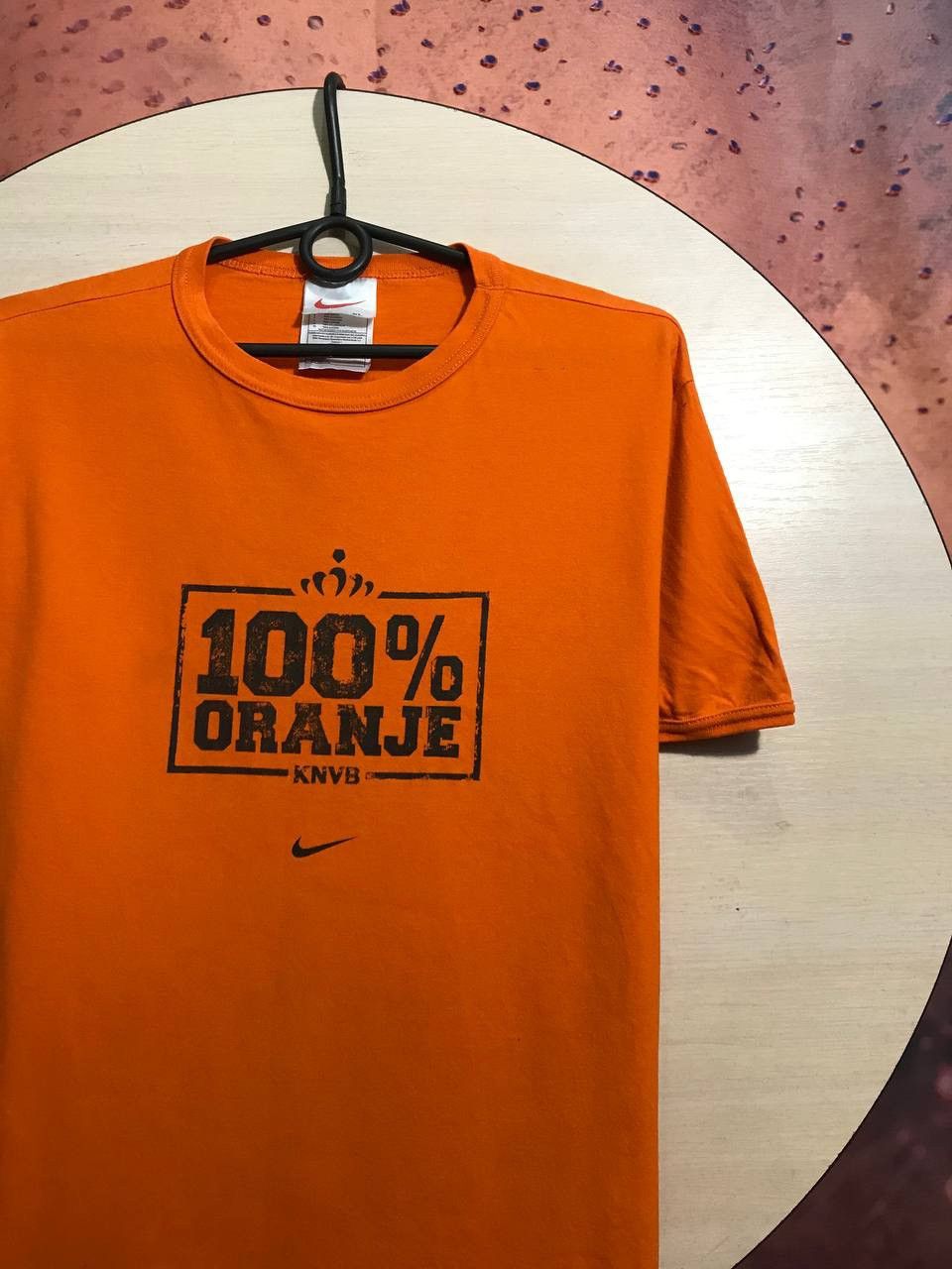 Nike × Vintage Vintage Nike orange streetwear tee Size US S / EU 44-46 / 1 - 1 Thumbnail