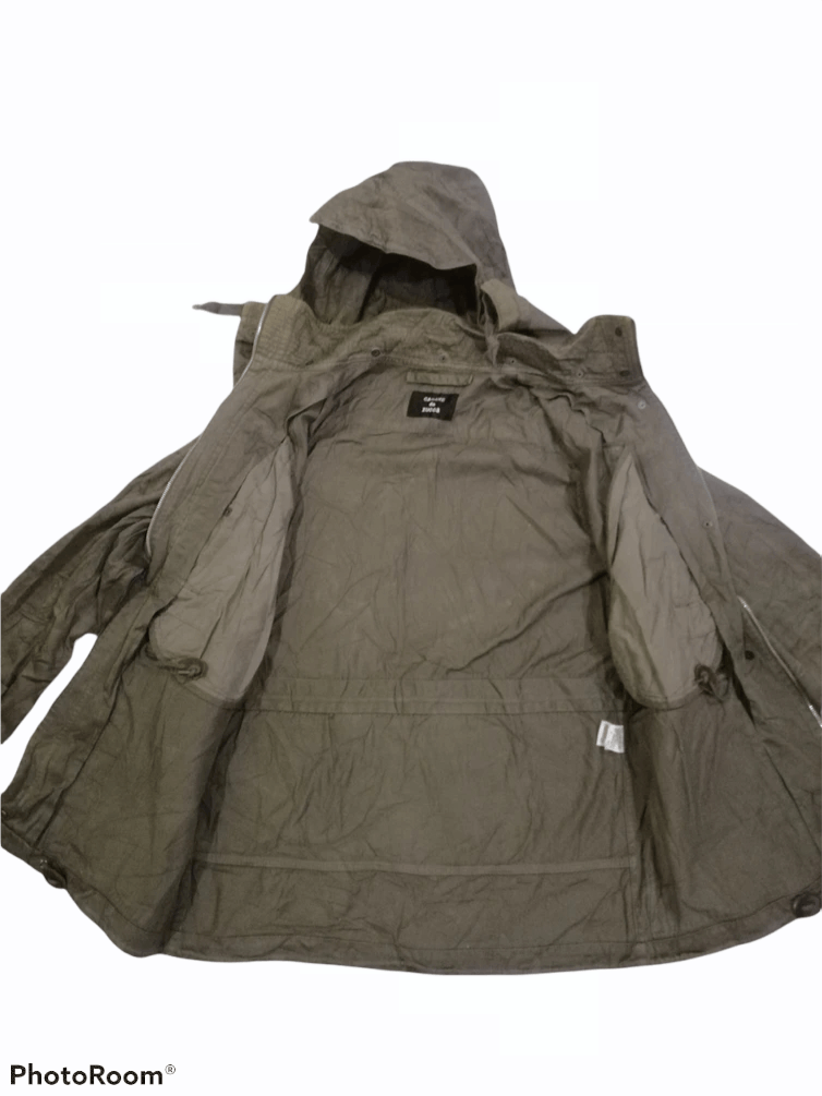 CABANE de ZUCCa × Issey Miyake × Japanese Brand Vintage Carbane De Zucca Military Zipper Hoodie Parka Size US M / EU 48-50 / 2 - 4 Thumbnail