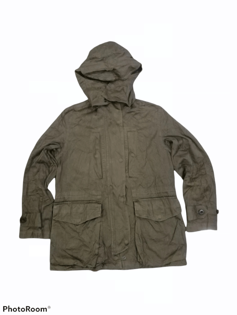 CABANE de ZUCCa × Issey Miyake × Japanese Brand Vintage Carbane De Zucca Military Zipper Hoodie Parka Size US M / EU 48-50 / 2 - 1 Thumbnail