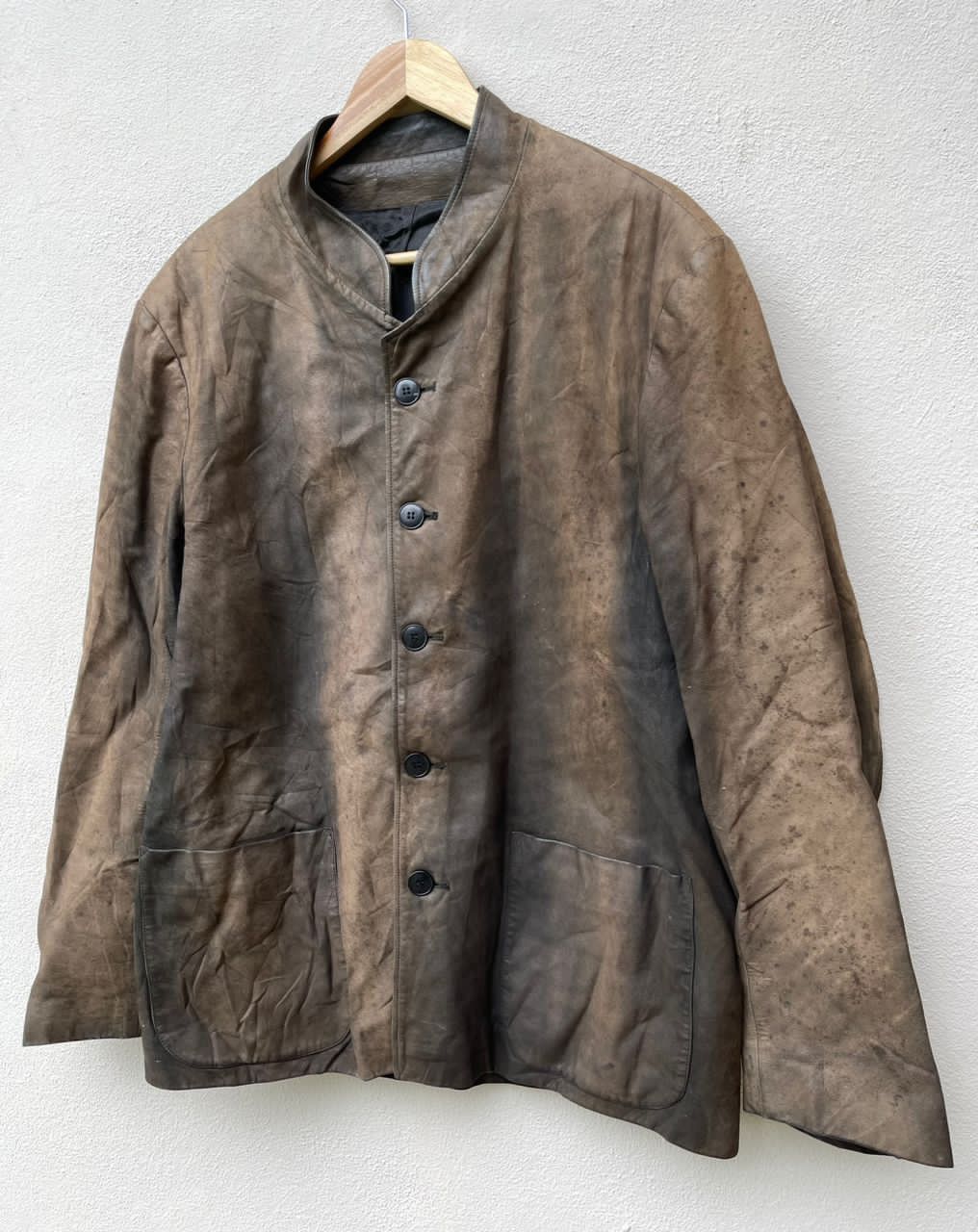 【agnes b. homme paris】leather jacket Agnes B. Homme Paris Leather Jacket