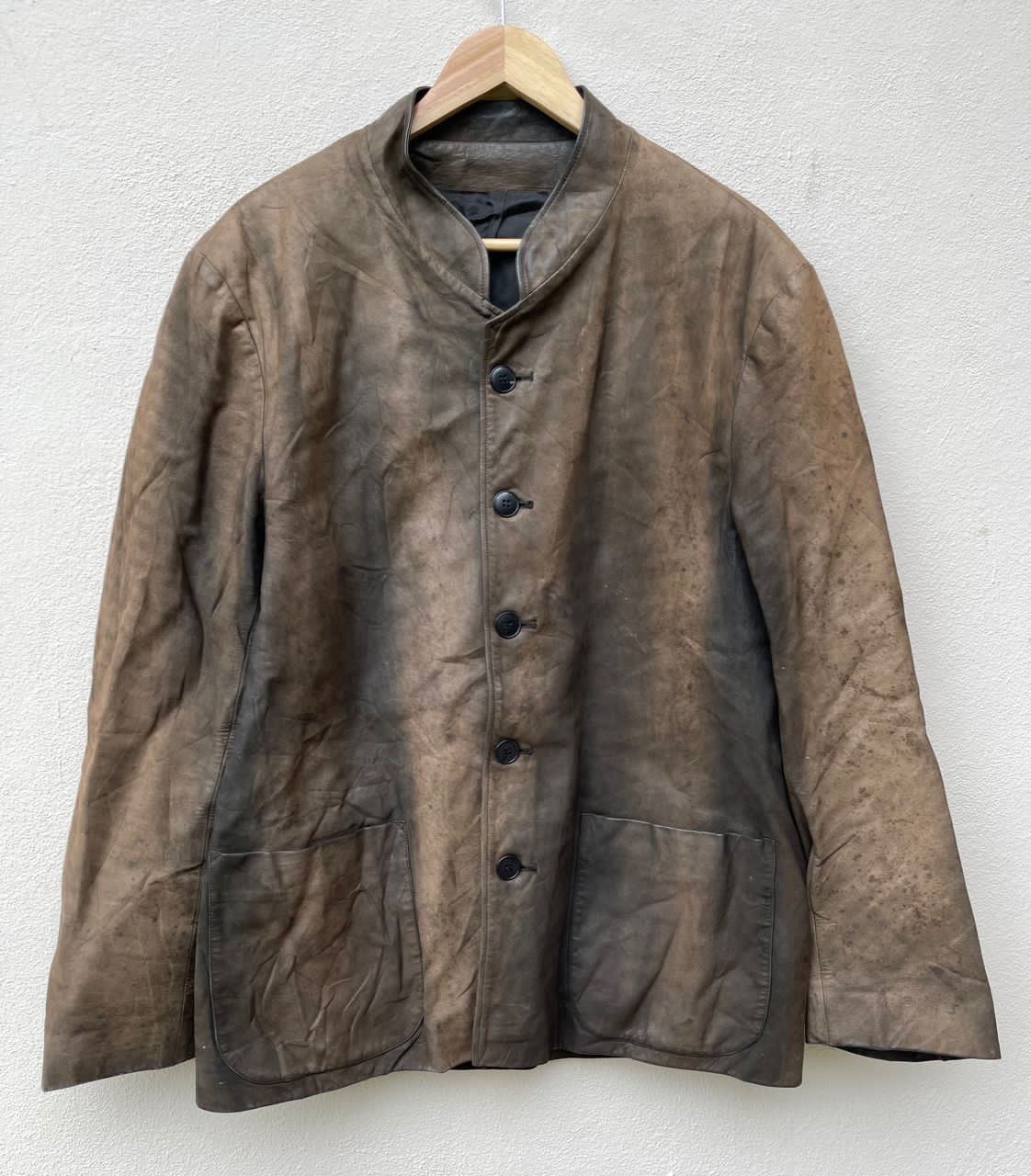 【agnes b. homme paris】leather jacket Designer × agnes b. Agnes B. Homme Paris Leather Jacket