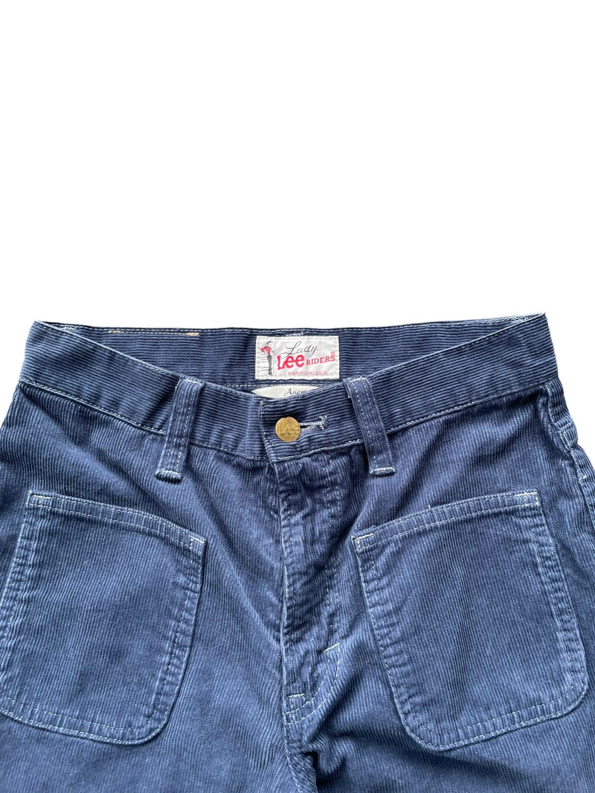 Lee Lady Lee Rider Sanforized Coduroy Bell Bottom Size 28" / US 6 / IT 42 - 4 Thumbnail