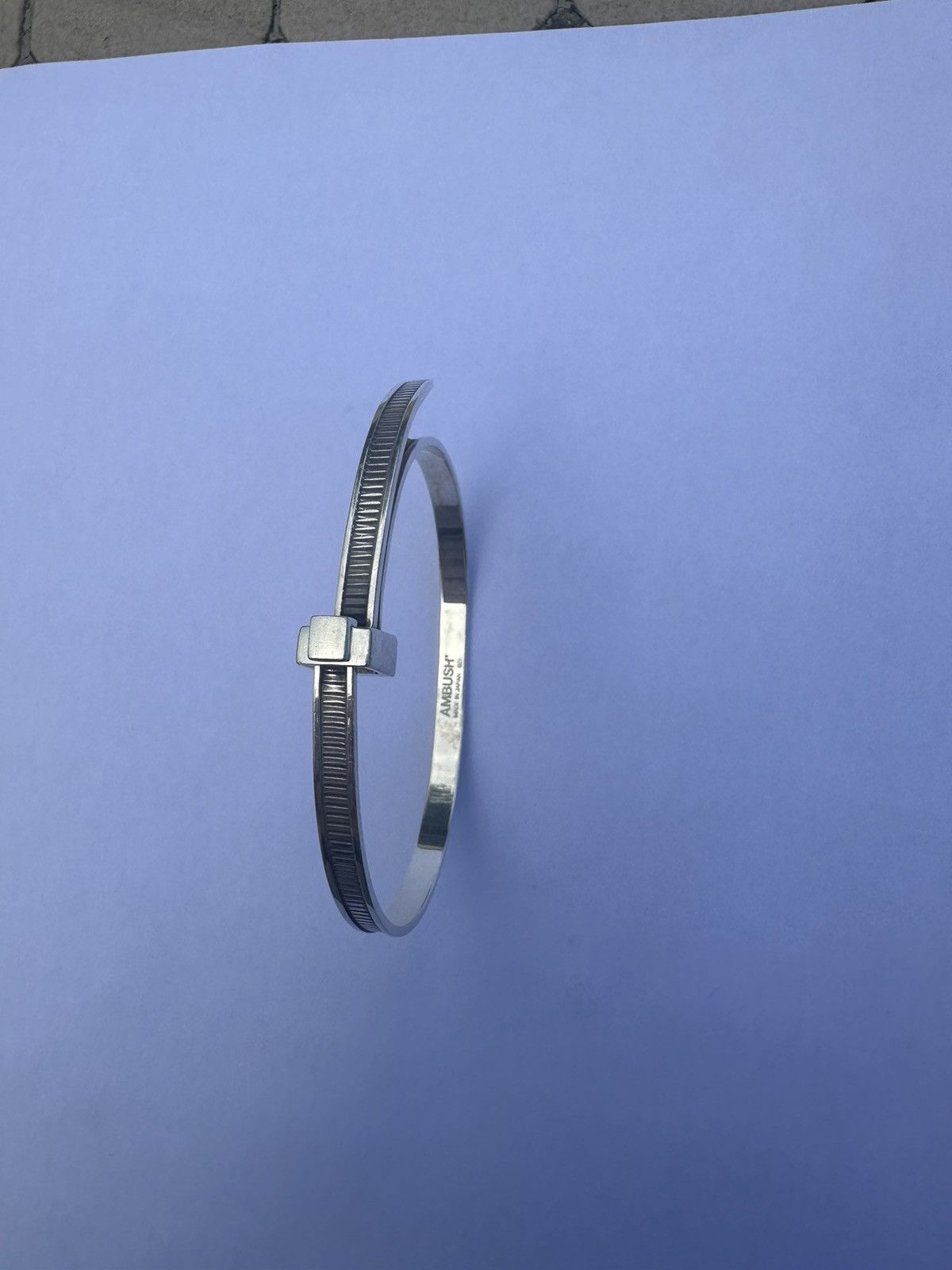 ブレスレット AMBUSH FW23 Silver l bracelet (BMOA080F23BRA001 7200) AMBUSH A-chain Bracelet | Silver | FARFETCH