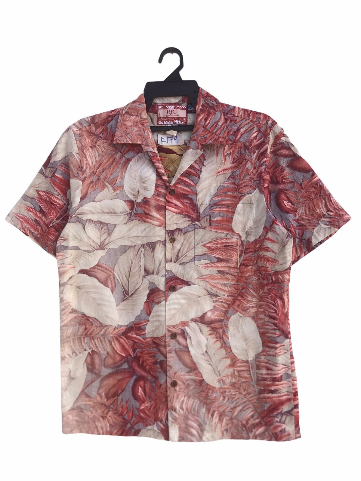 Vintage Vintage Tropical Printed Hawaiian Shirt by RJC Size US S / EU 44-46 / 1 - 1 Thumbnail