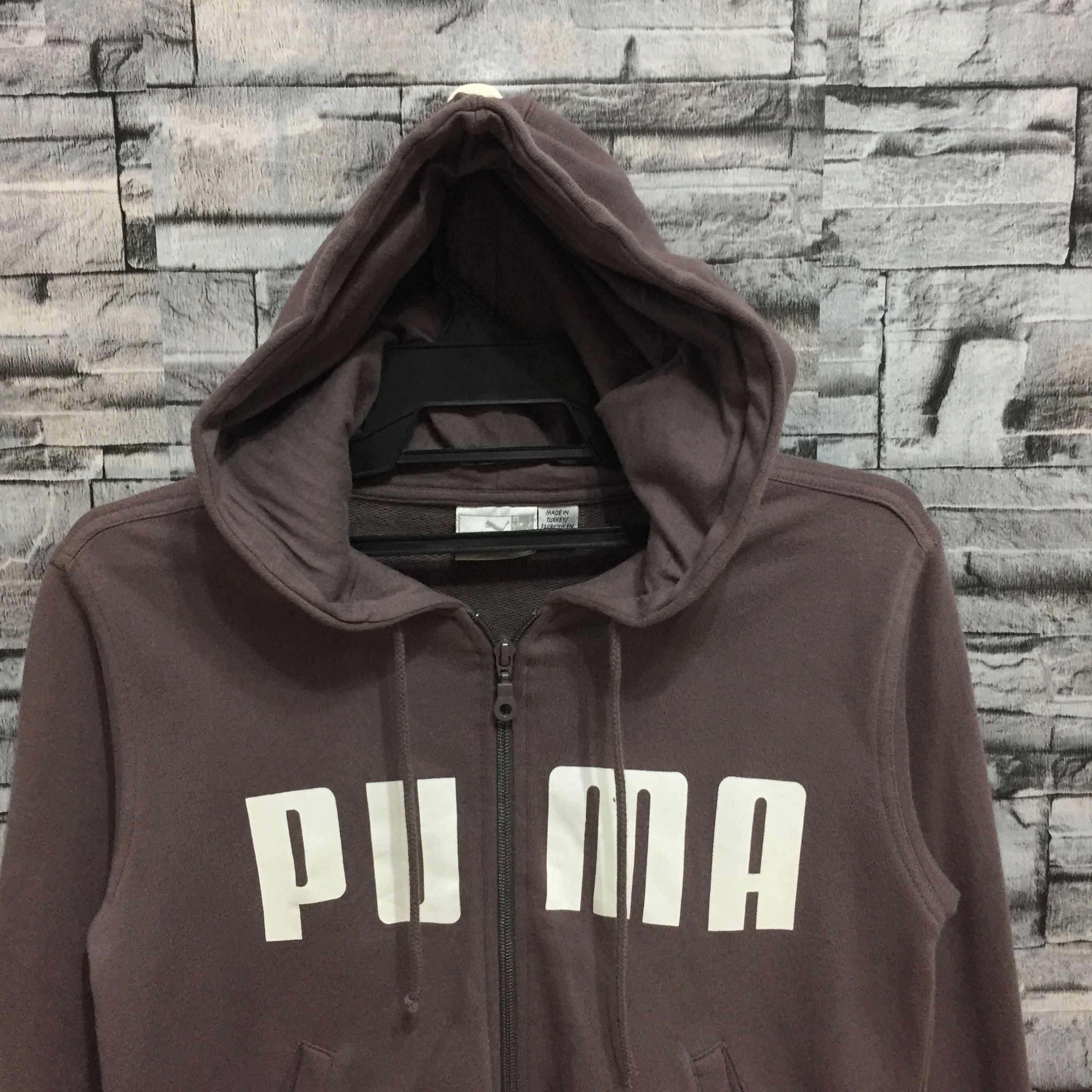 Puma Vintage Puma hoodie spell out streetwear Size US S / EU 44-46 / 1 - 2 Thumbnail