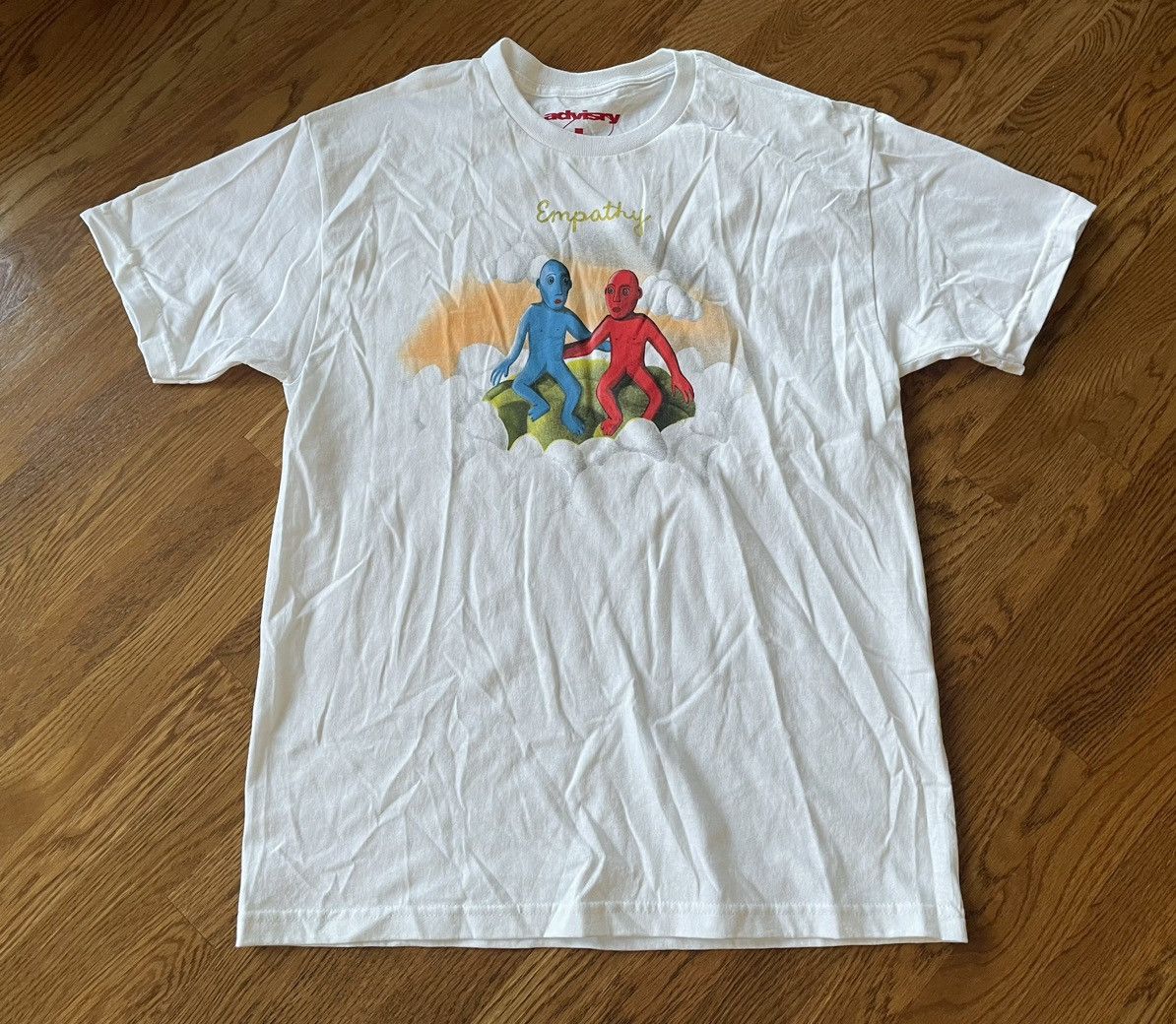 Advisry Clothing Large Creature World Empathy Tee White Danny Cole NFT Shirt Size US L / EU 52-54 / 3 - 1 Thumbnail