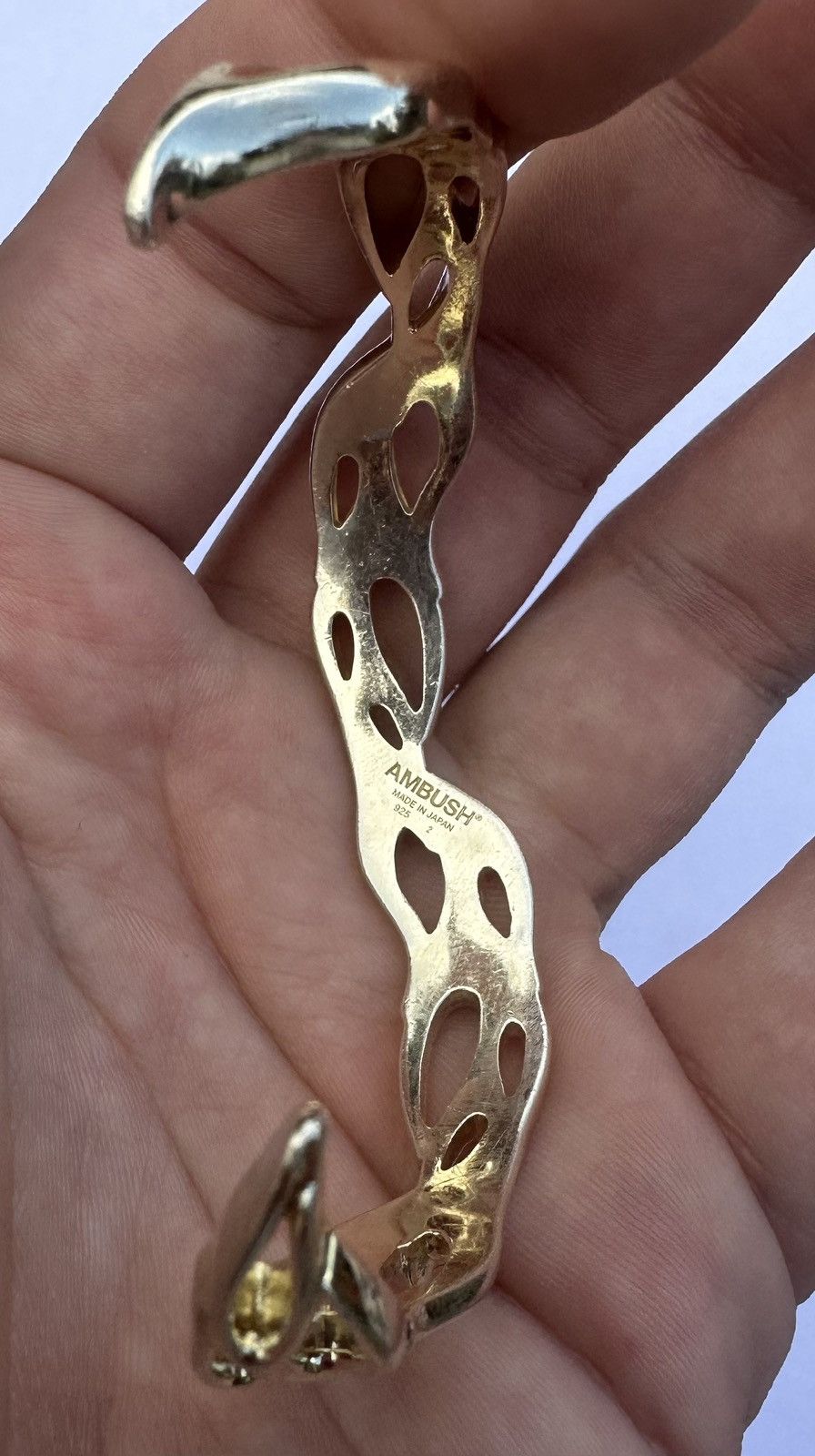 Ambush Design AMBUSH flames sterling-silver bracelet Size ONE SIZE - 4 Thumbnail