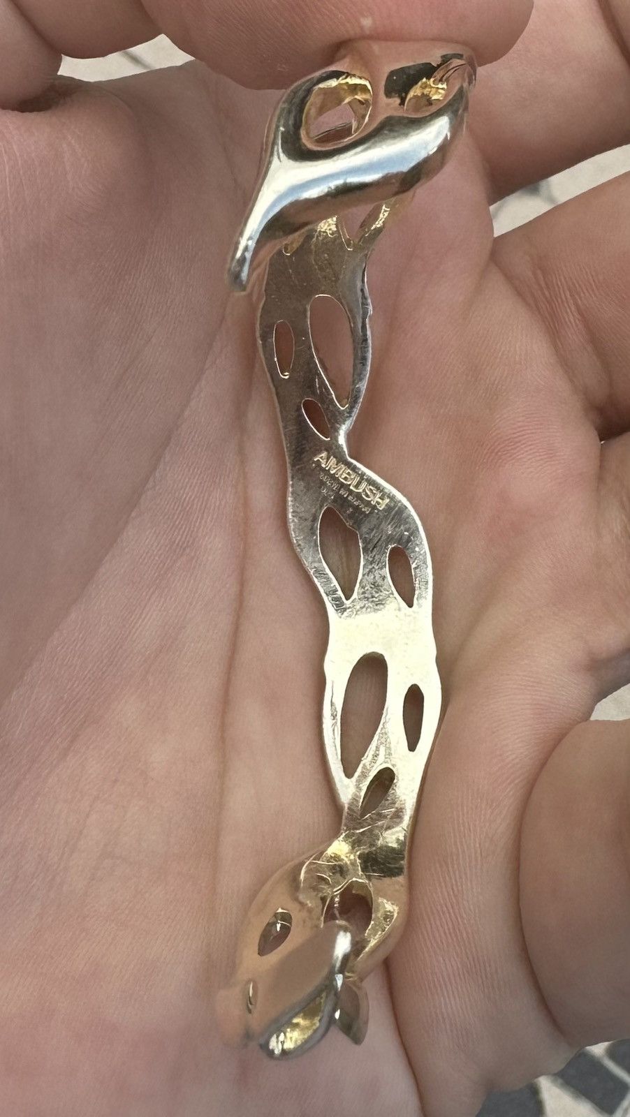 Ambush Design AMBUSH flames sterling-silver bracelet Size ONE SIZE - 5 Thumbnail