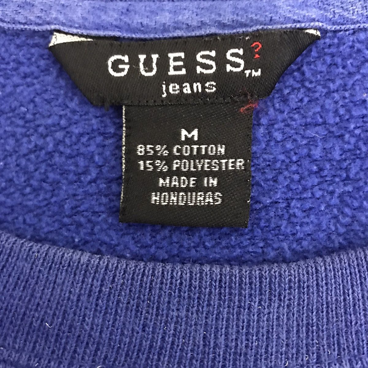 Guess GUESS JEANS Big Print Blue Sweatshirt Size US M / EU 48-50 / 2 - 4 Thumbnail