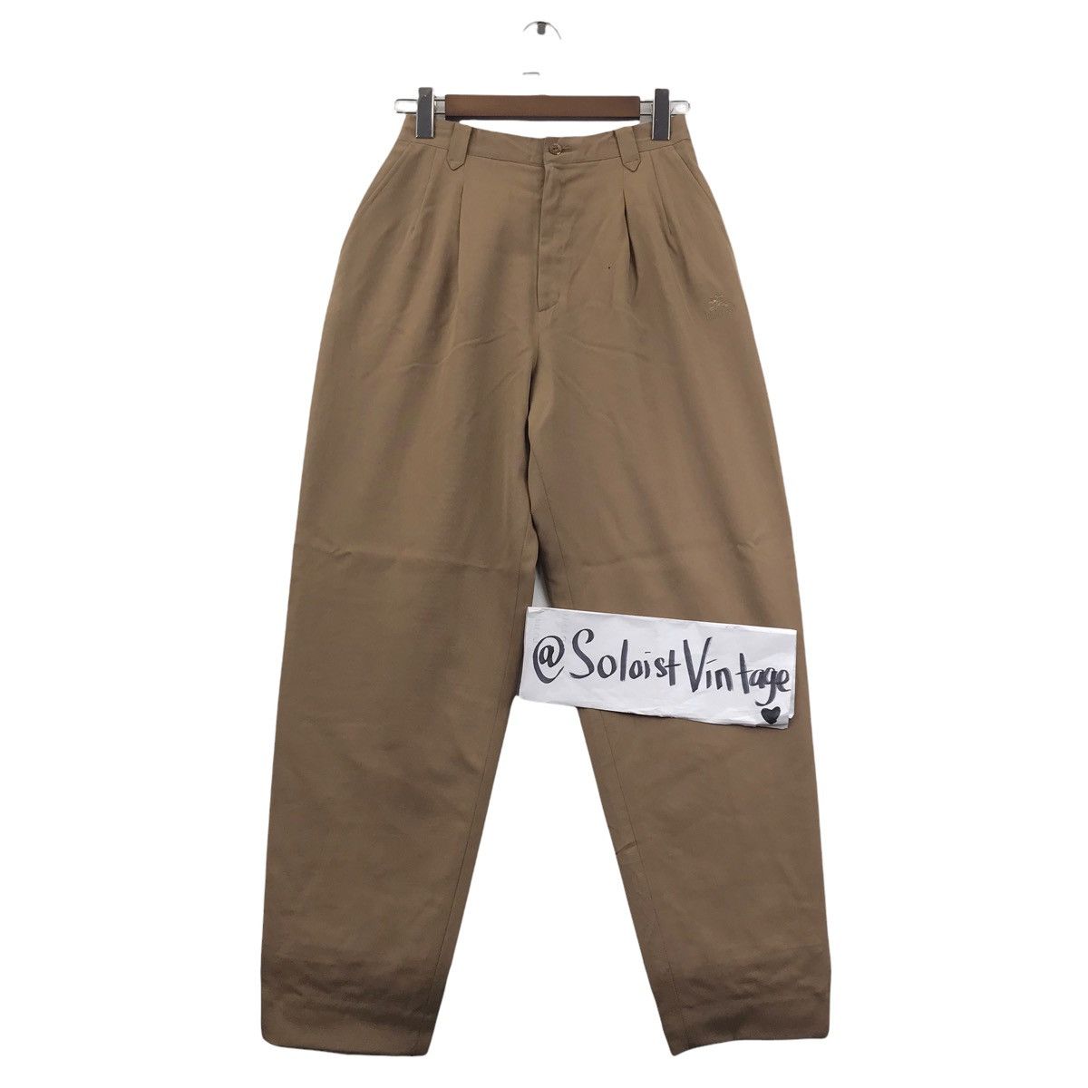 Burberry Vintage BURBERRYS LONDON Baggy Webbing Trousers Pant Casual Size US 26 / EU 42 - 1 Thumbnail