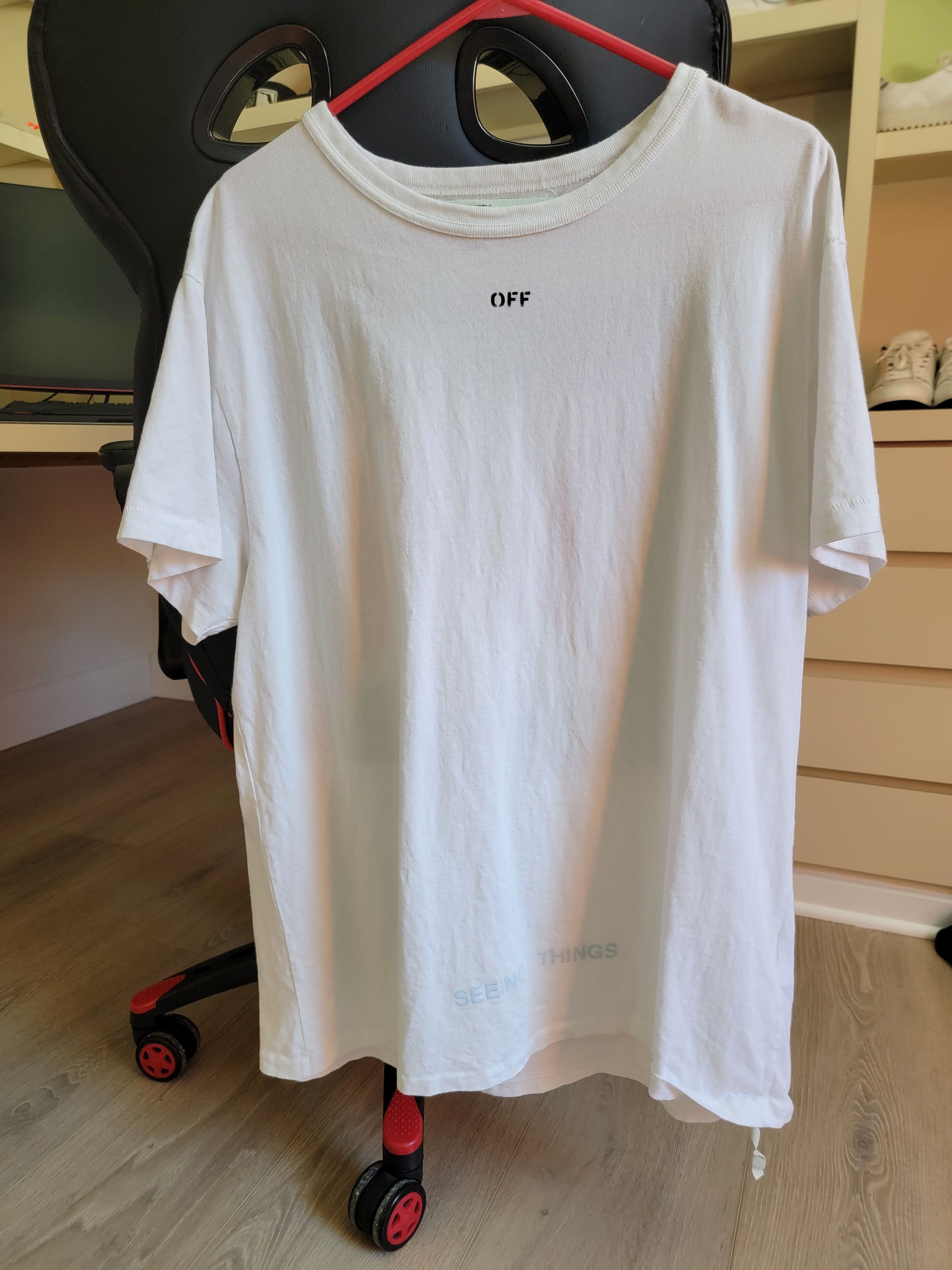 Off white seeing things shirt