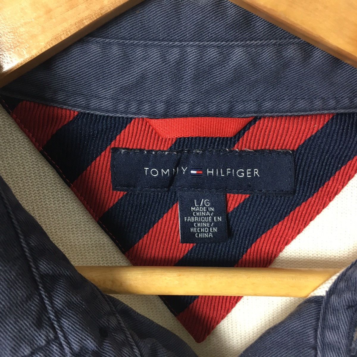 Tommy Hilfiger TOMMY HILFIGER Stripes BigPrint Sailing Gear WhiteSweatshirt Size US L / EU 52-54 / 3 - 3 Thumbnail