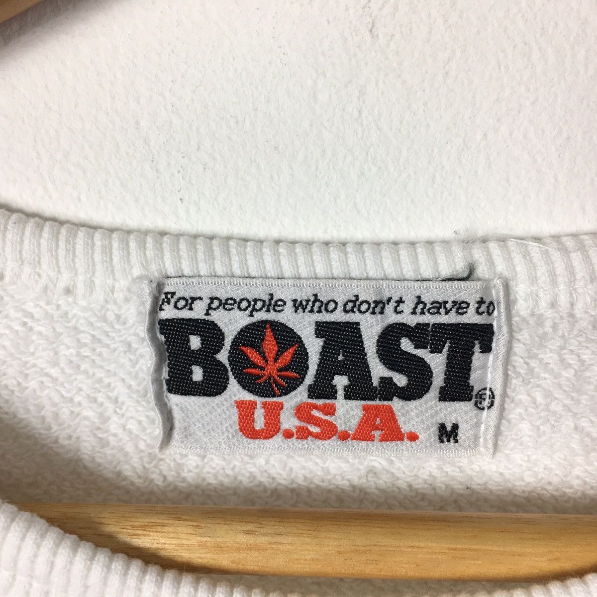 Boast BOAST USA SPORT Japan Tennis Big Print White Sweatshirt Size US M / EU 48-50 / 2 - 3 Thumbnail