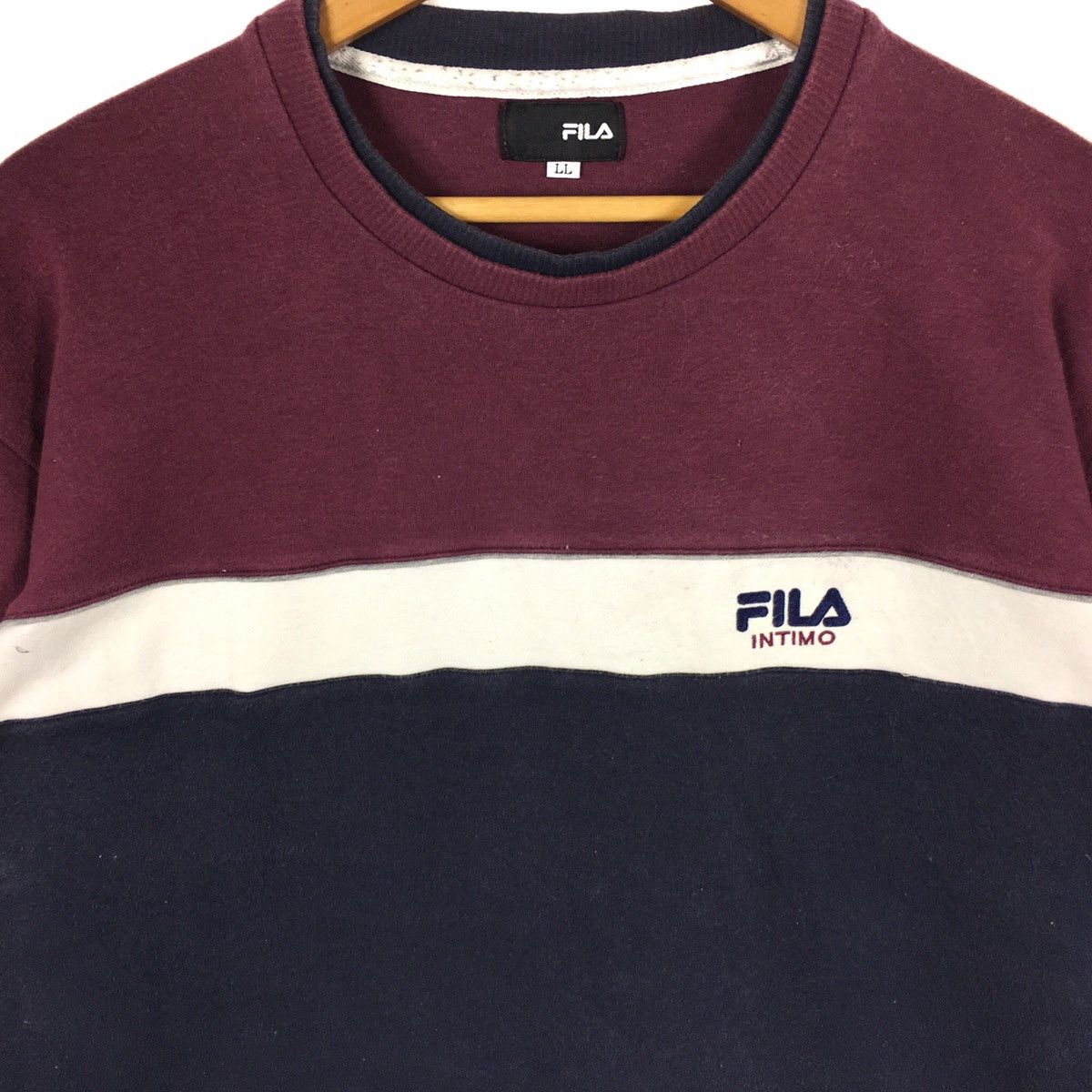 Fila FILA SPORT Stripes Color Block Sportswear Red Sweatshirt Size US XL / EU 56 / 4 - 2 Thumbnail