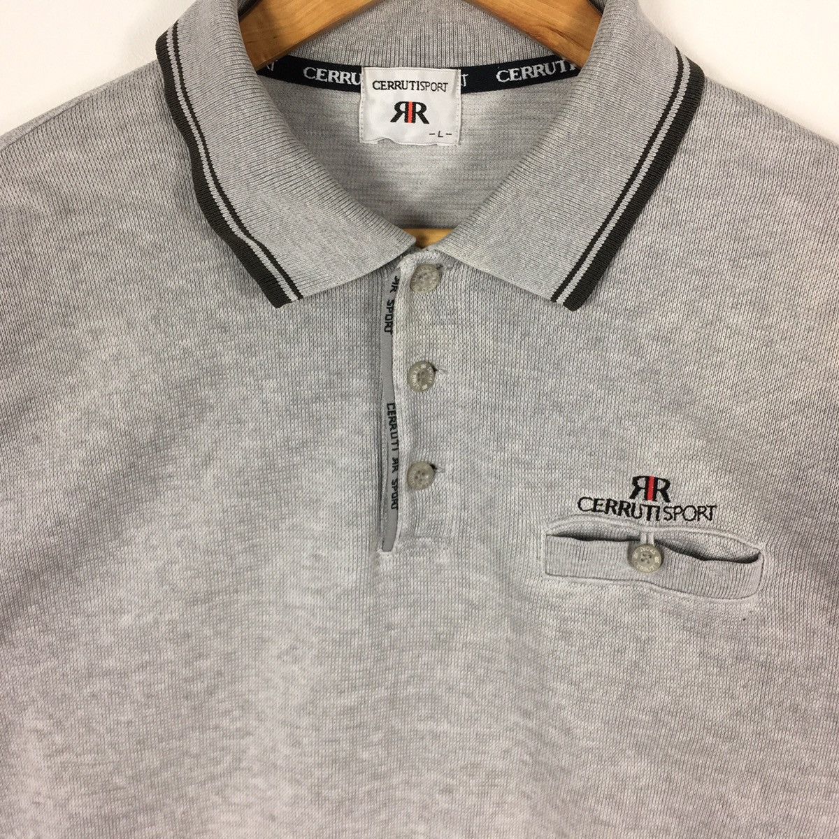 Cerruti 1881 CERRUTI 1881 SPORT France Designer Collar Sweatshirt Size US L / EU 52-54 / 3 - 2 Thumbnail