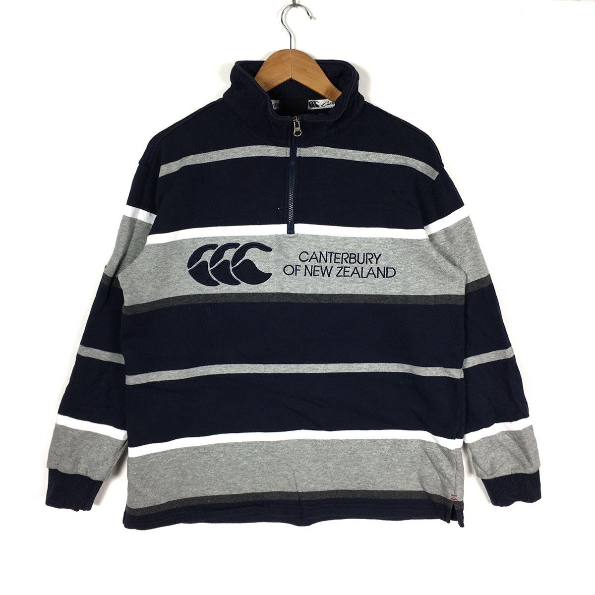 CANTERBURYOf NEW ZEALAND CccAll BlackStripes RugbySteinlager