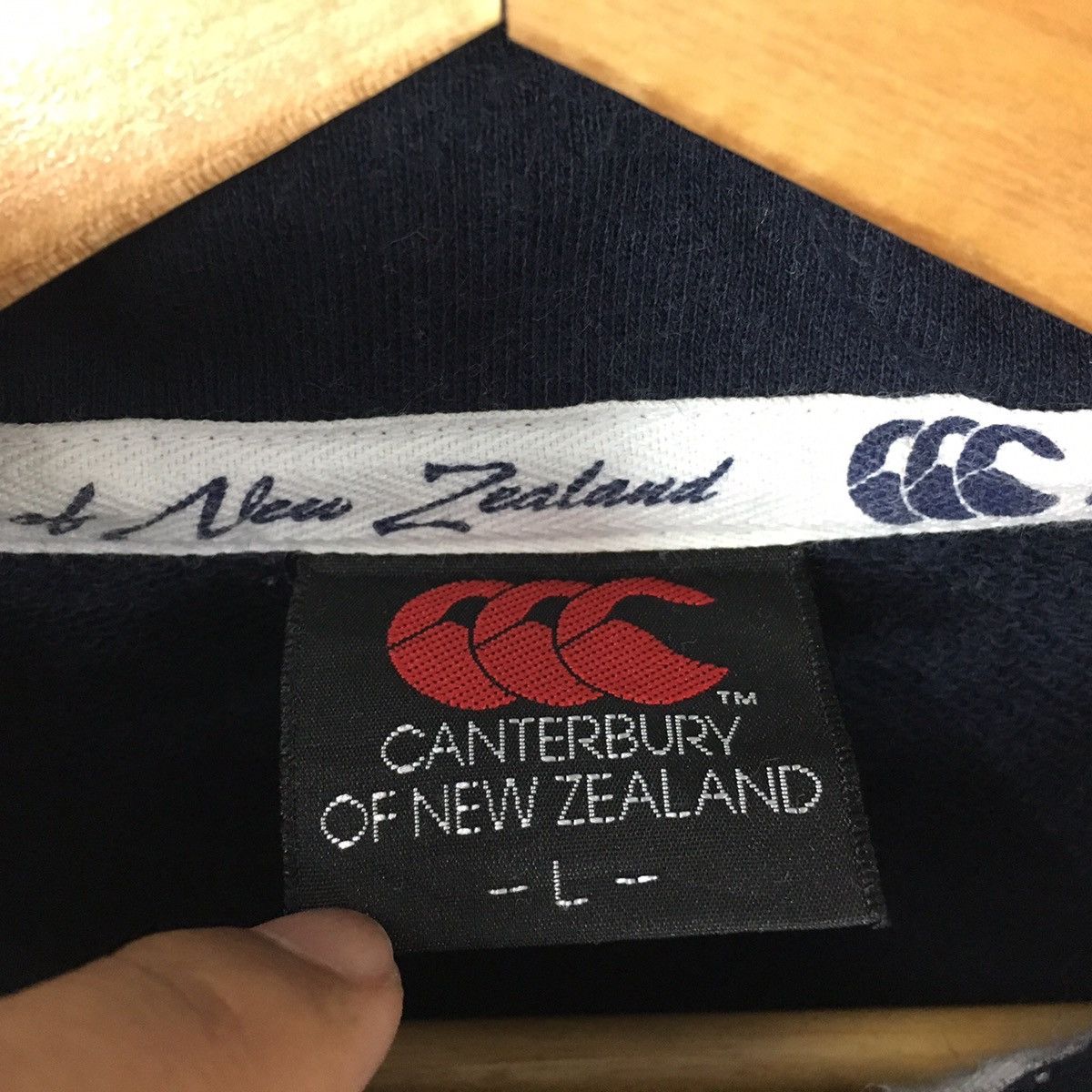 Canterbury of New Zealand CANTERBURYOf NEW ZEALAND CccAll BlackStripes RugbySteinlager Size US L / EU 52-54 / 3 - 3 Thumbnail