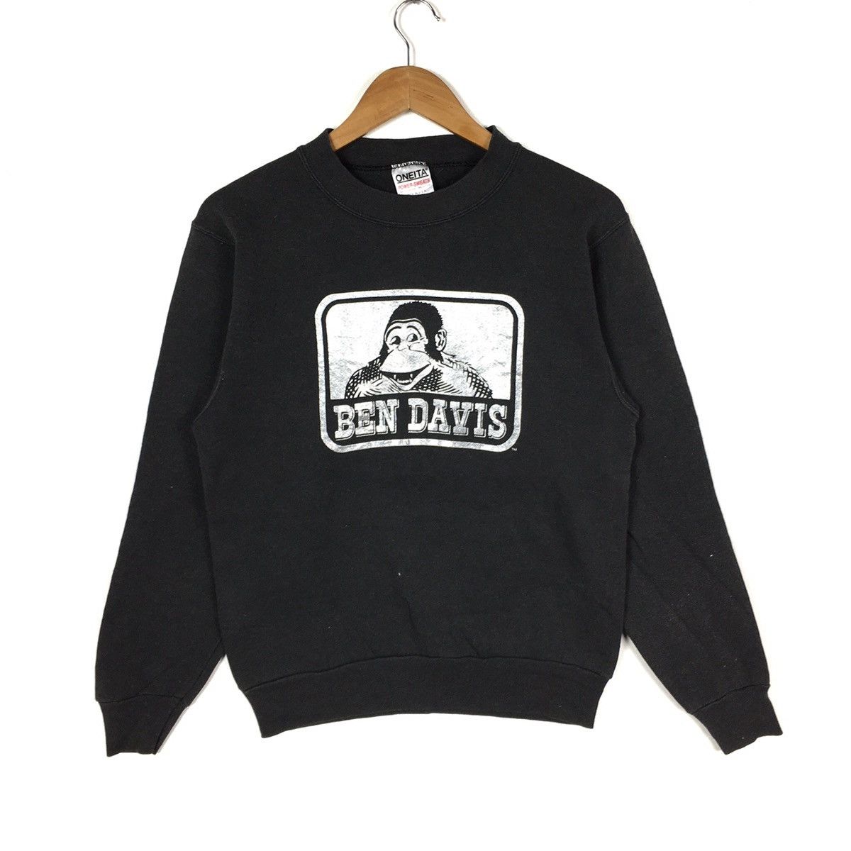 Ben Davis Vintage 90s BEN DAVIS ONIETA Streetwear Black Sweatshirt Grailed
