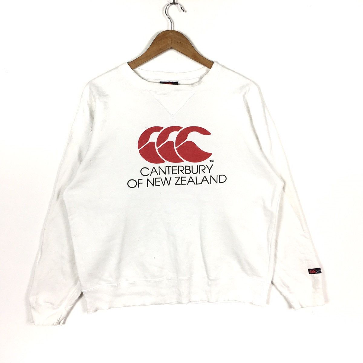 Canterbury of New Zealand CANTERBURY Of NEW ZEALAND Ccc All Black Big Print Sweatshirt Size US L / EU 52-54 / 3 - 1 Thumbnail