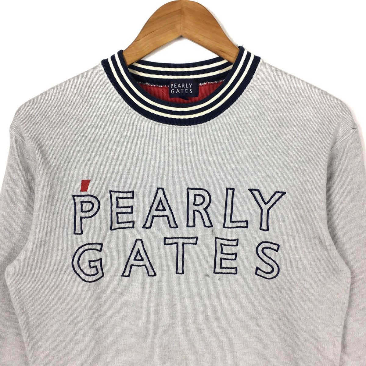 Vintage PEARLY GATES Embroidered Sportswear Sport Grey Sweatshirt Size US S / EU 44-46 / 1 - 2 Thumbnail
