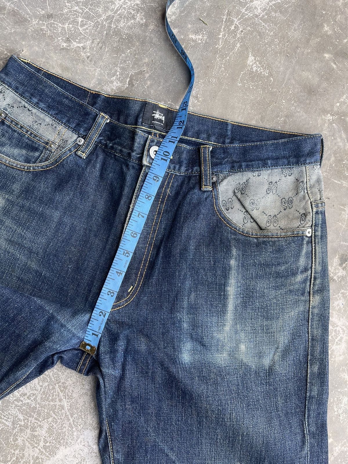 Stussy Rugged Destroy Distressed Stussy Denim Size US 34 / EU 50 - 15 Thumbnail
