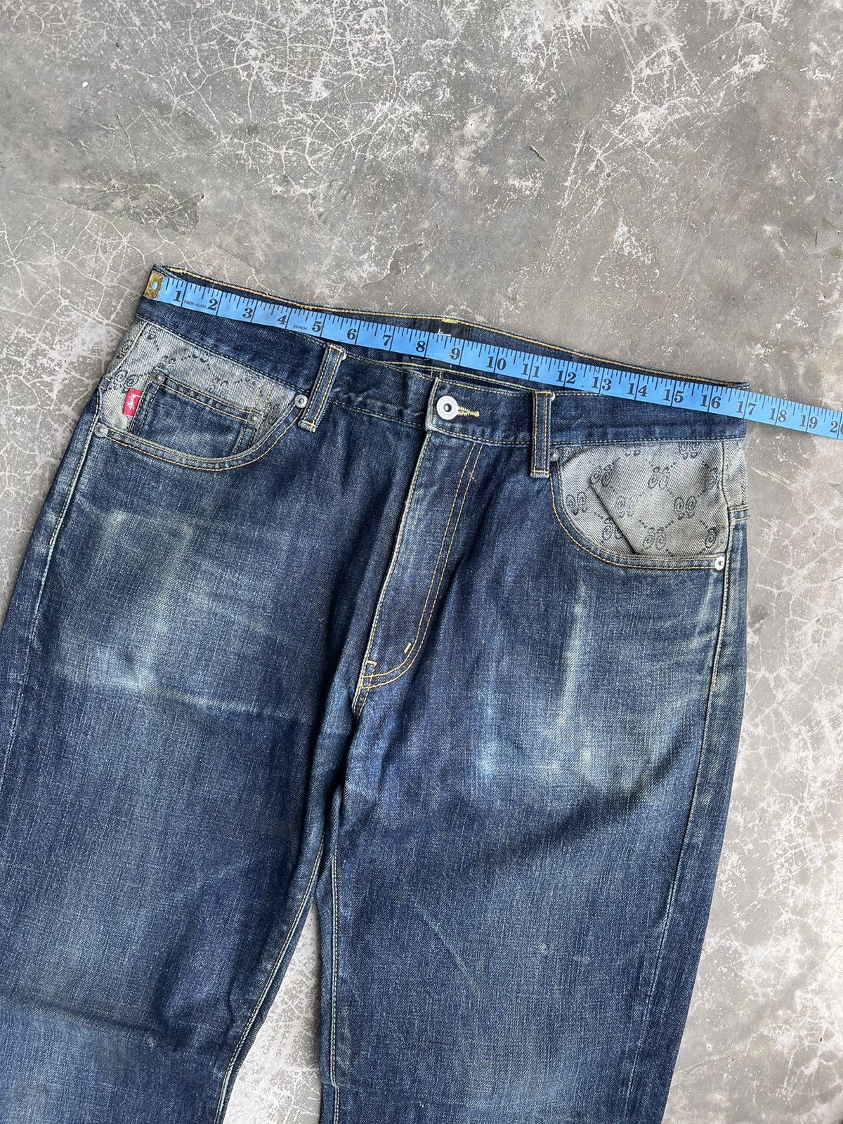 Stussy Rugged Destroy Distressed Stussy Denim Size US 34 / EU 50 - 14 Thumbnail