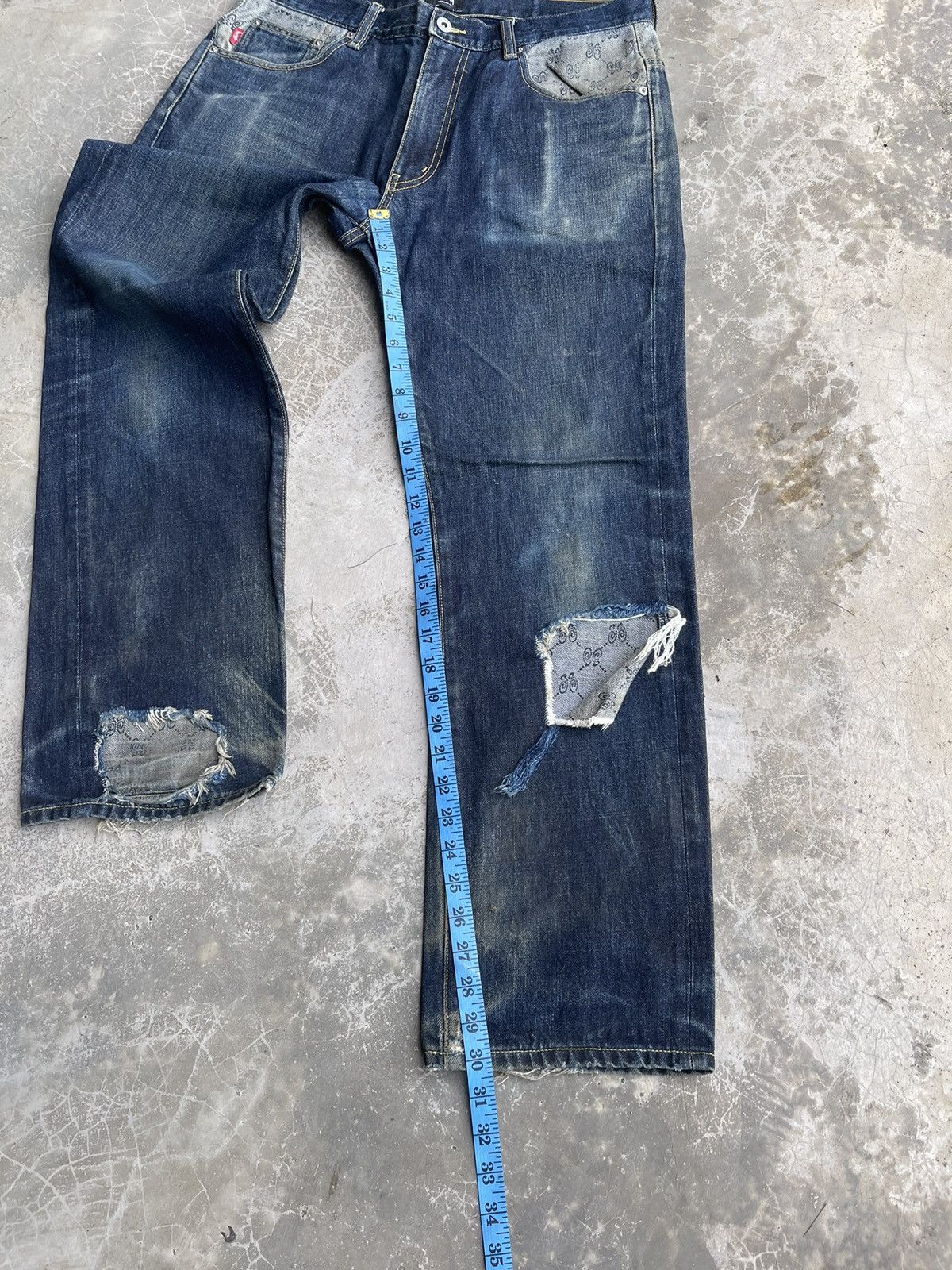 Stussy Rugged Destroy Distressed Stussy Denim Size US 34 / EU 50 - 19 Thumbnail