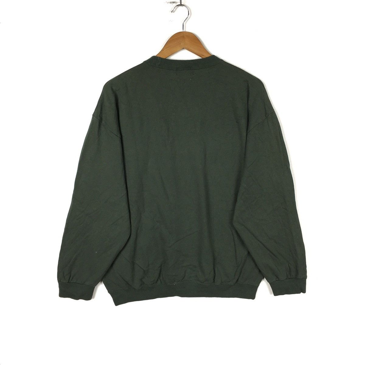 Vintage MARIE CLAIRE Pour Homme Embroidered Spell Out Sweatshirt Size US L / EU 52-54 / 3 - 4 Thumbnail