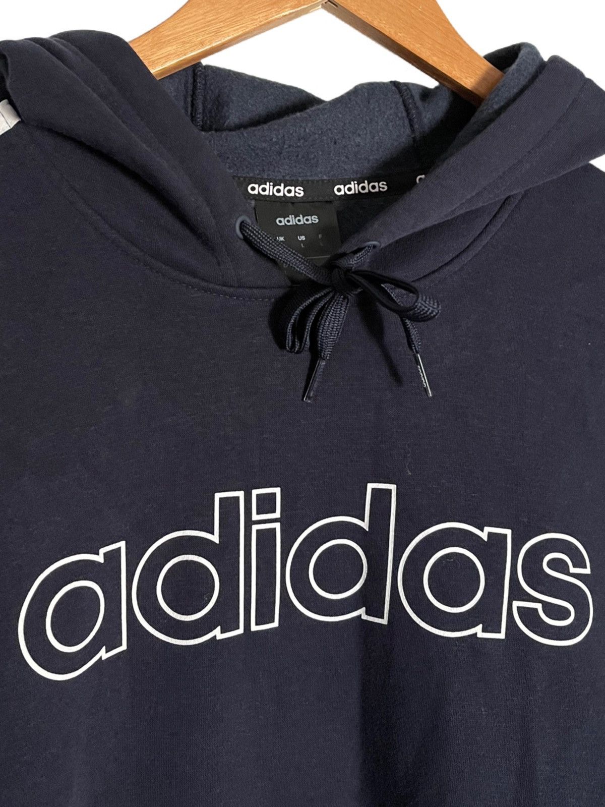 Adidas Adidas 3 Stripe Hoodie Size US L / EU 52-54 / 3 - 3 Thumbnail