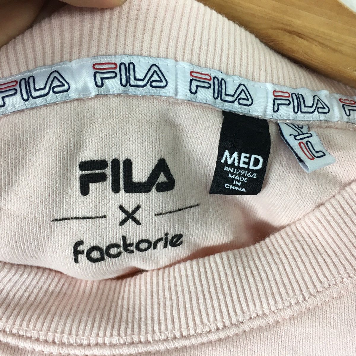 Fila FILA x FACTORIE Crop Top Sportswear Pink Sweatshirt Size US M / EU 48-50 / 2 - 3 Thumbnail