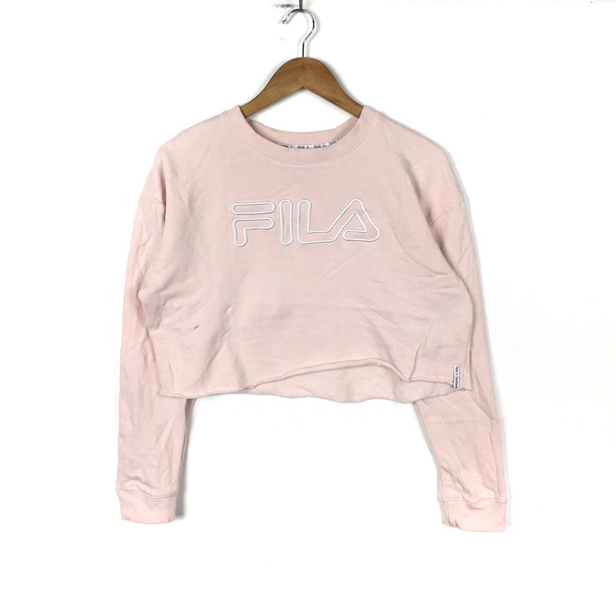 Fila FILA x FACTORIE Crop Top Sportswear Pink Sweatshirt Size US M / EU 48-50 / 2 - 1 Thumbnail